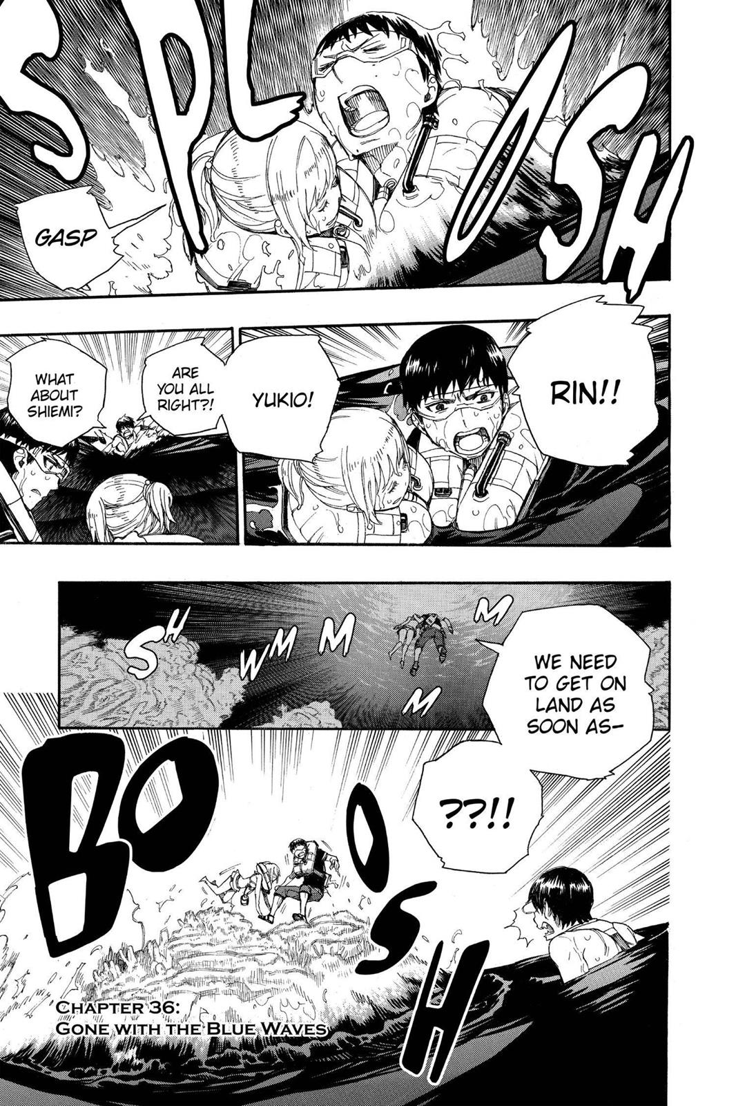 Blue Exorcist Chapter 36 - Page 1 - Blue Exorcist manga Chapter 36 manga