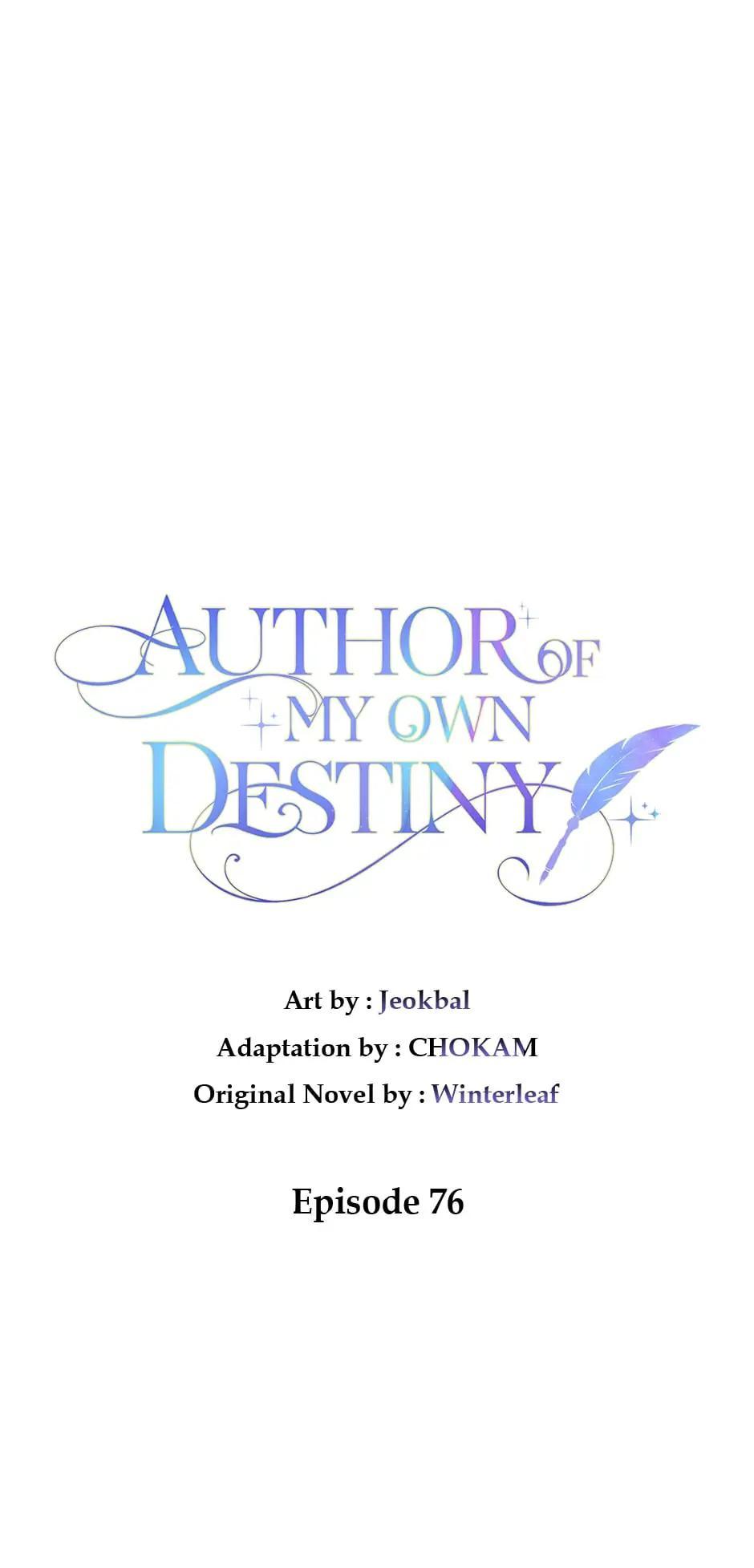 Read Author of My Own Destiny Manhwa Chapter 76 - ManhwaTop