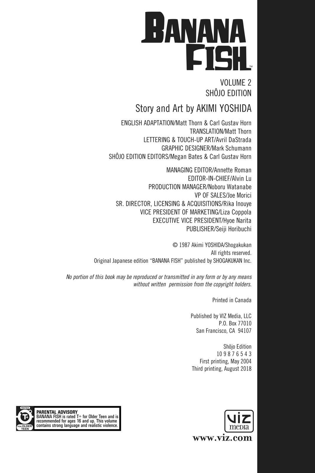 Banana Fish Chapter 2