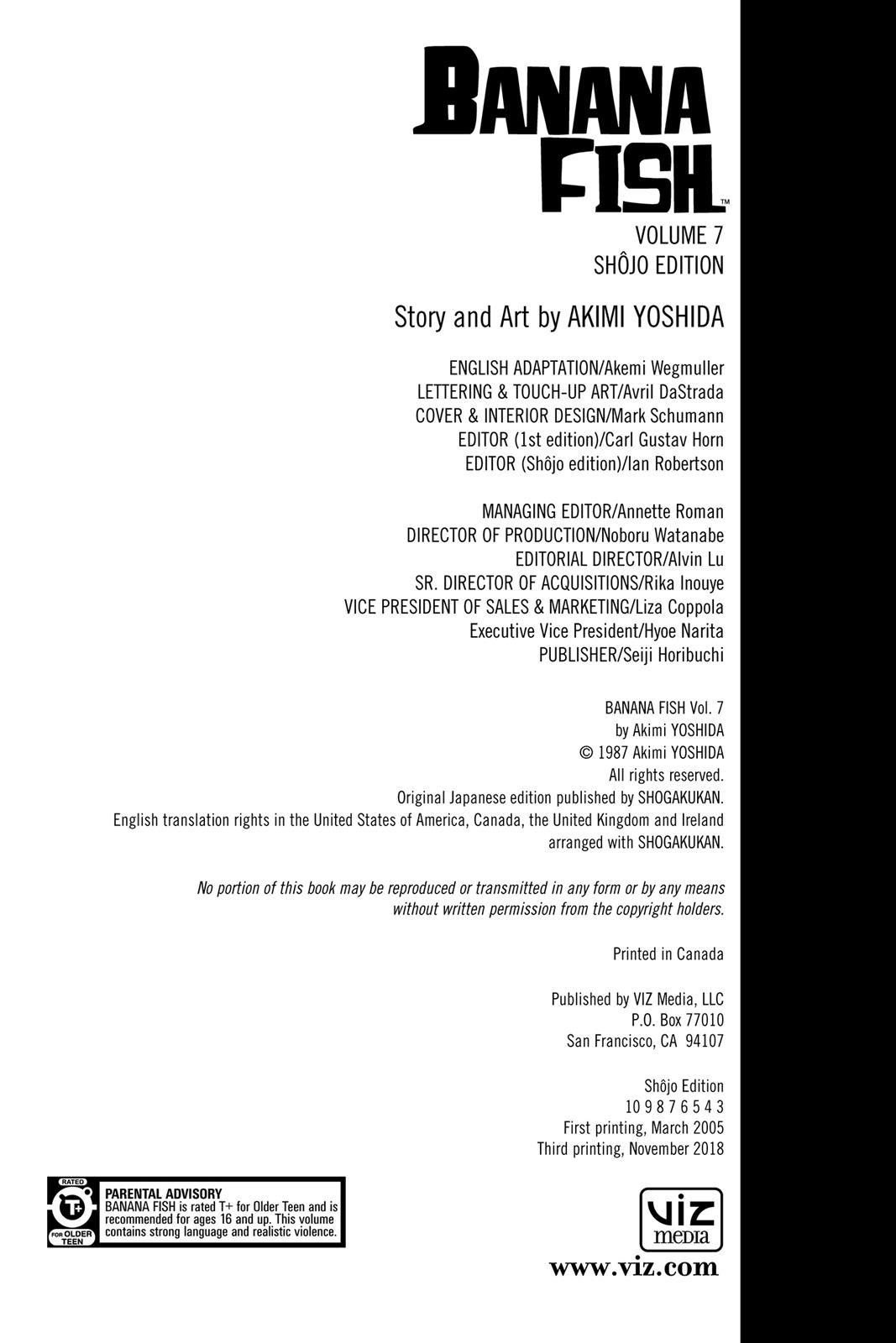 Banana Fish Chapter 7