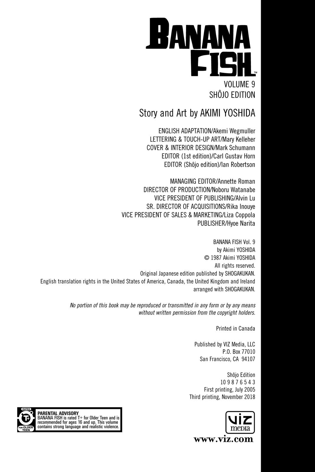 Banana Fish Chapter 9