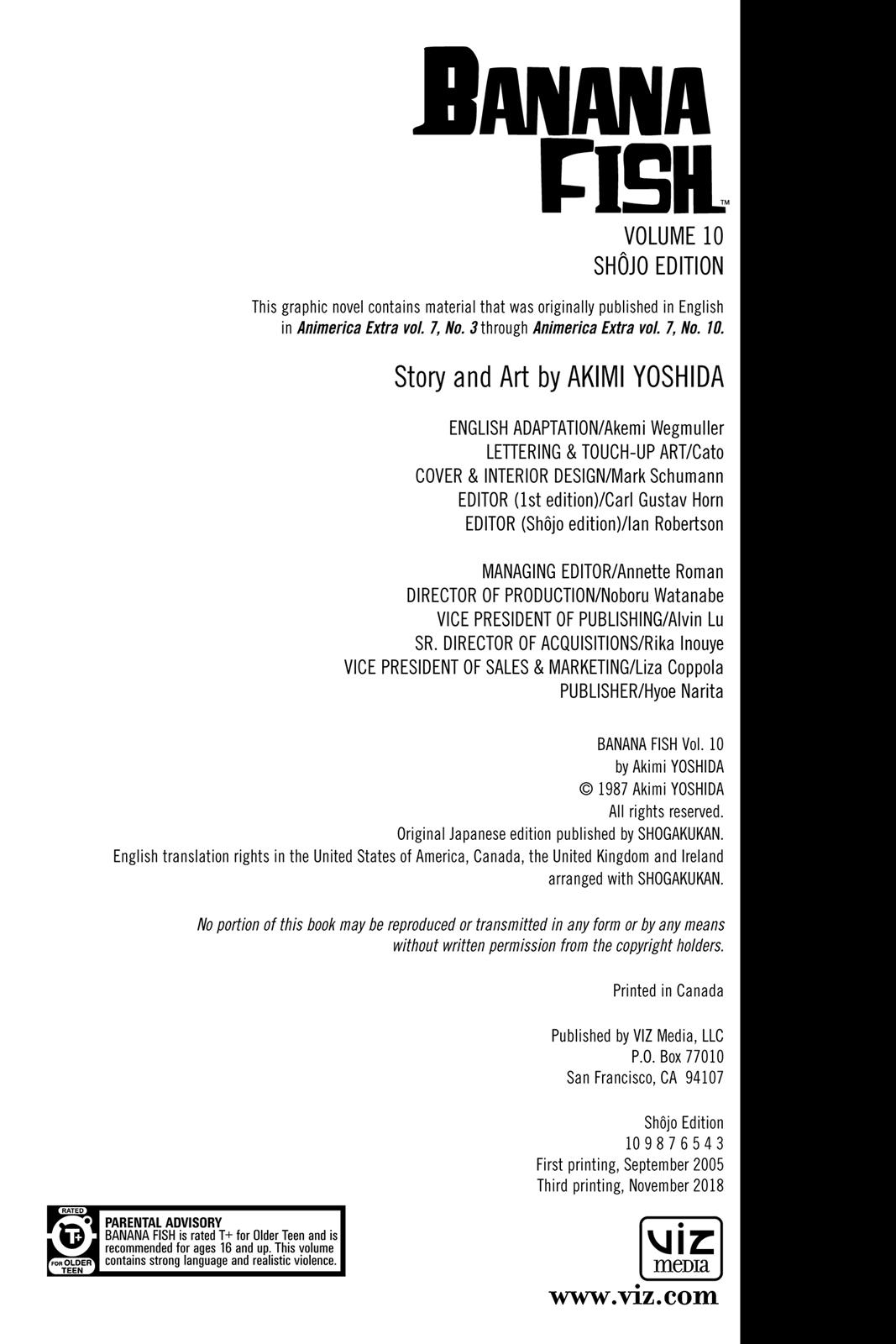 Banana Fish Chapter 10