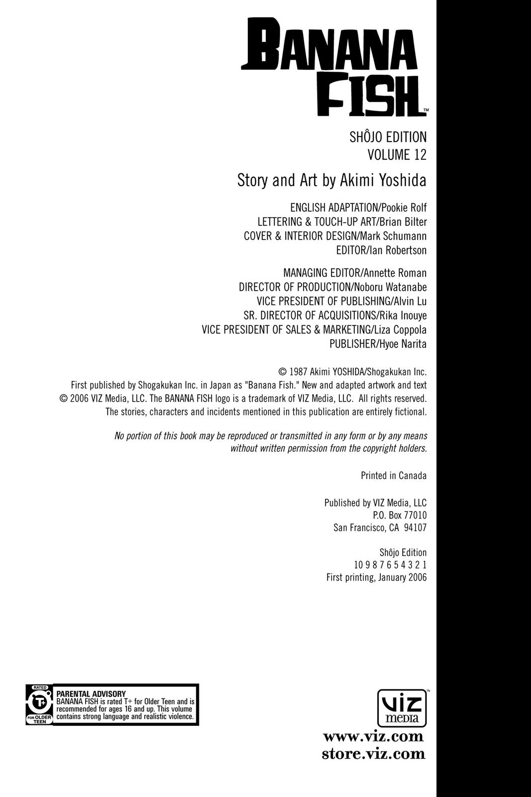 Banana Fish Chapter 11.0