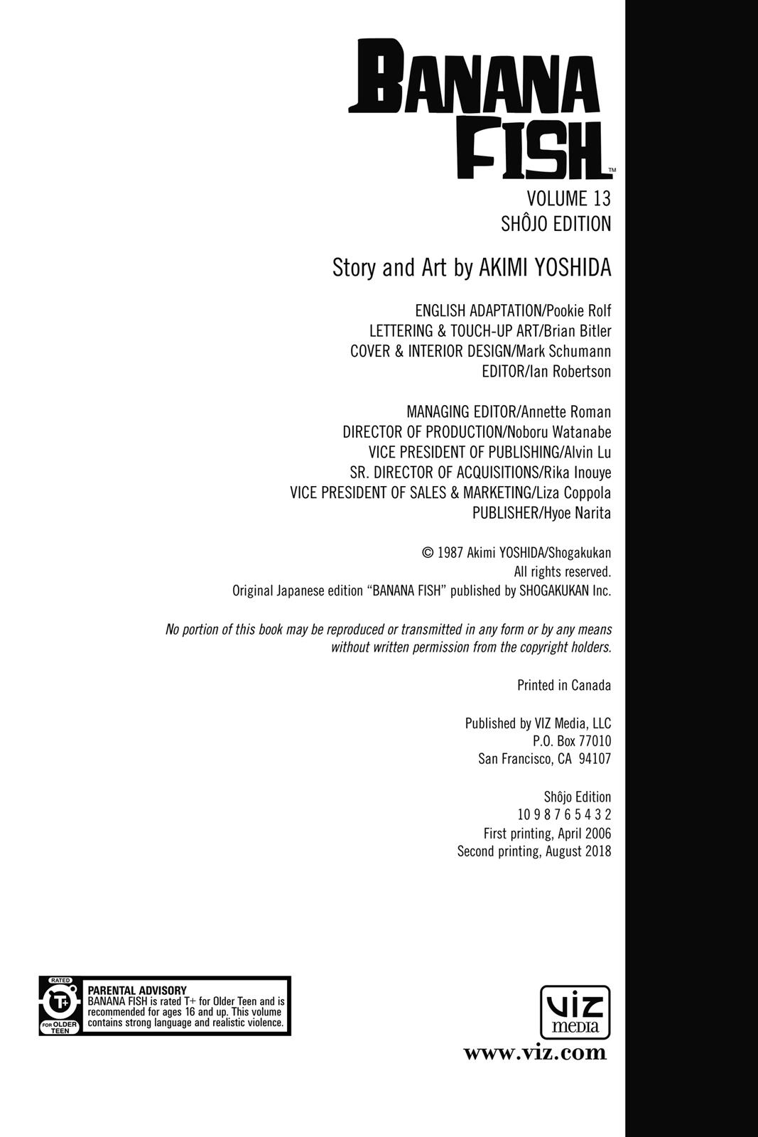 Banana Fish Chapter 13