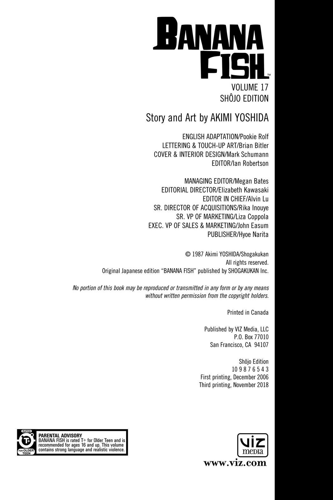 Banana Fish Chapter 17