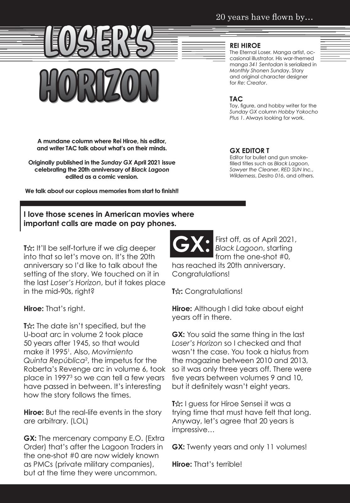 Black Lagoon Chapter 85