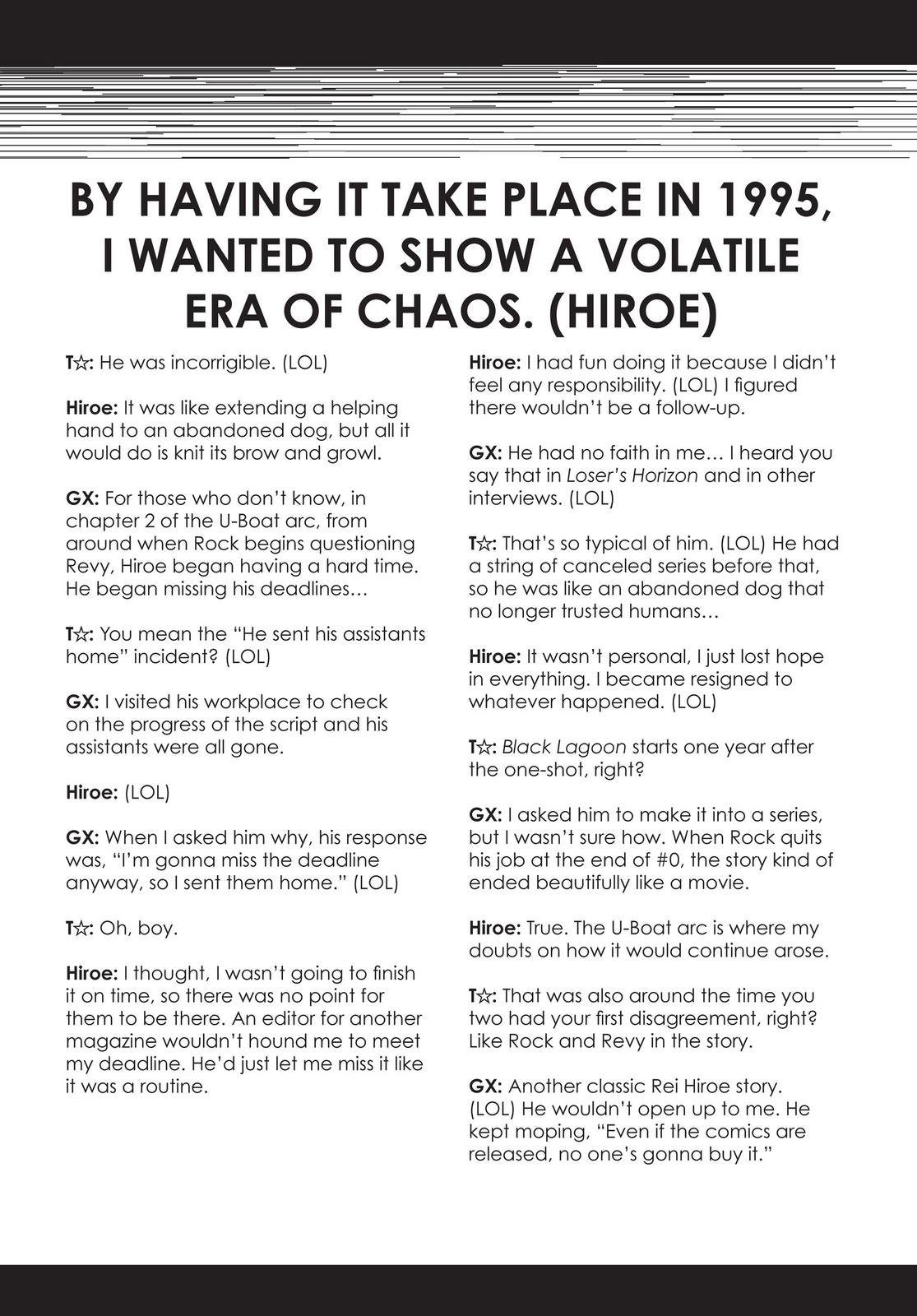 Black Lagoon Chapter 85