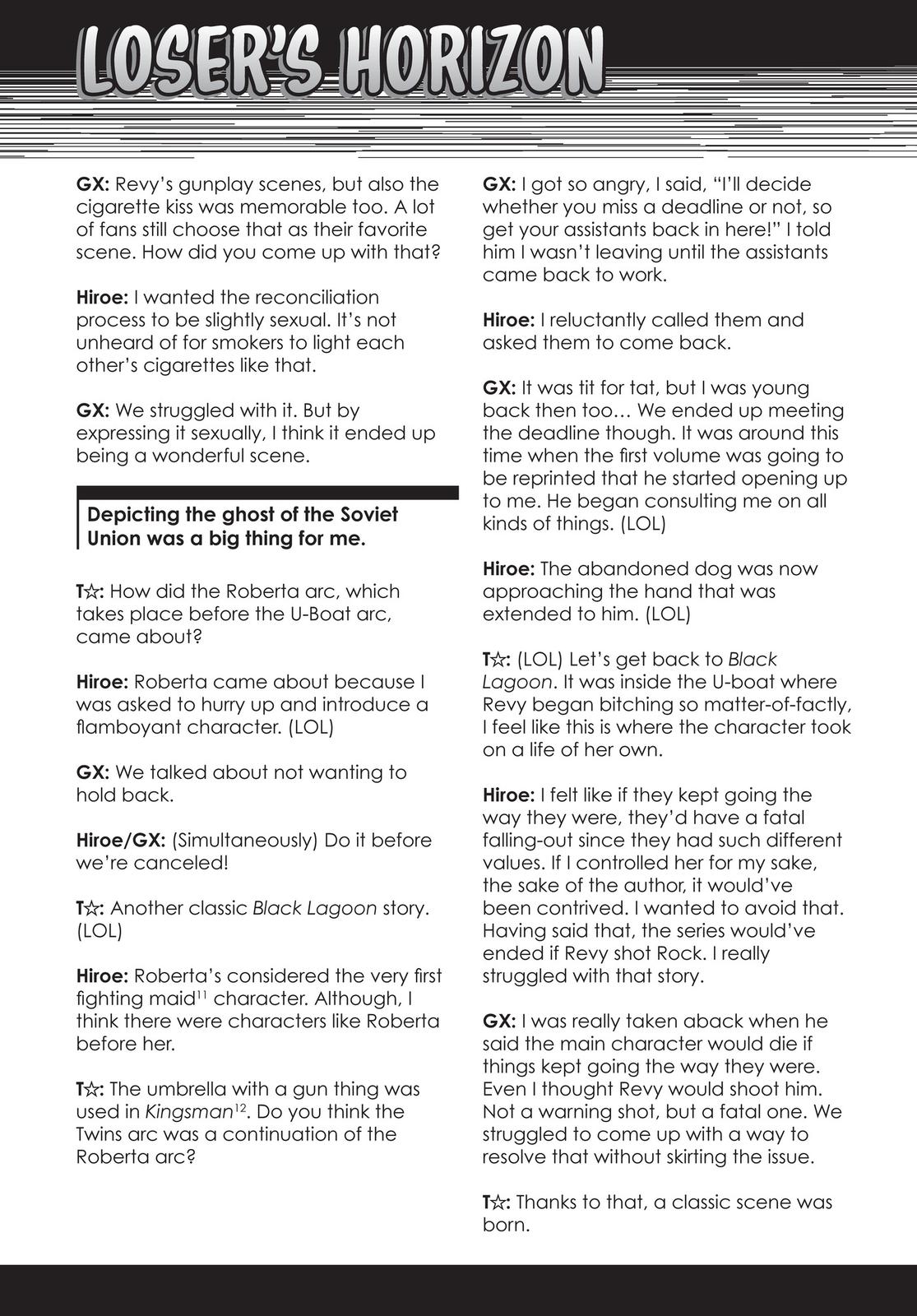 Black Lagoon Chapter 85