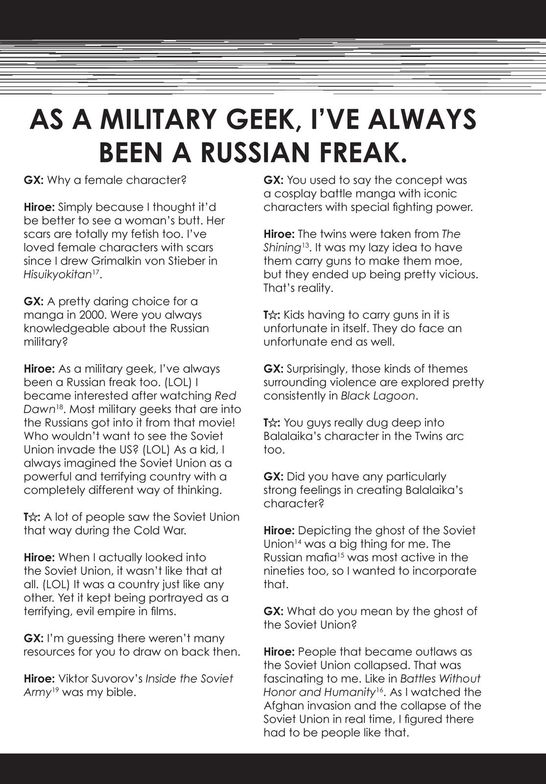 Black Lagoon Chapter 85