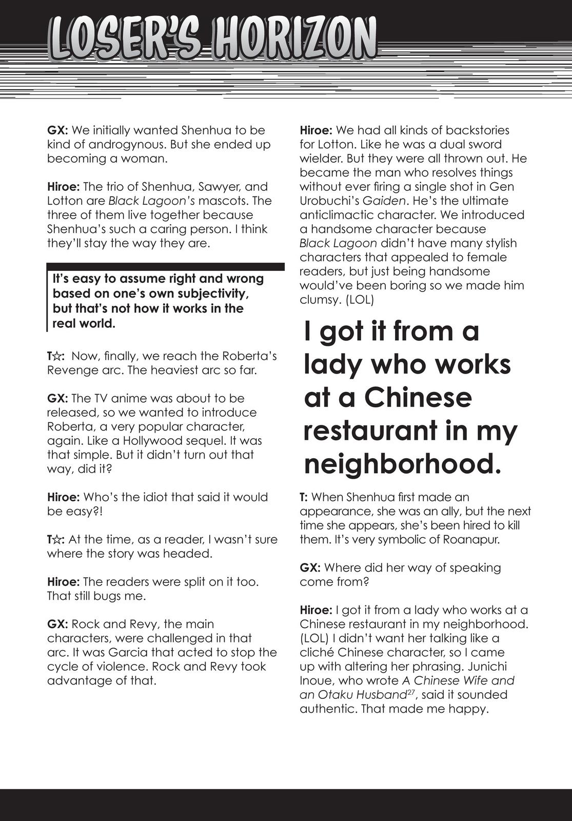 Black Lagoon Chapter 85