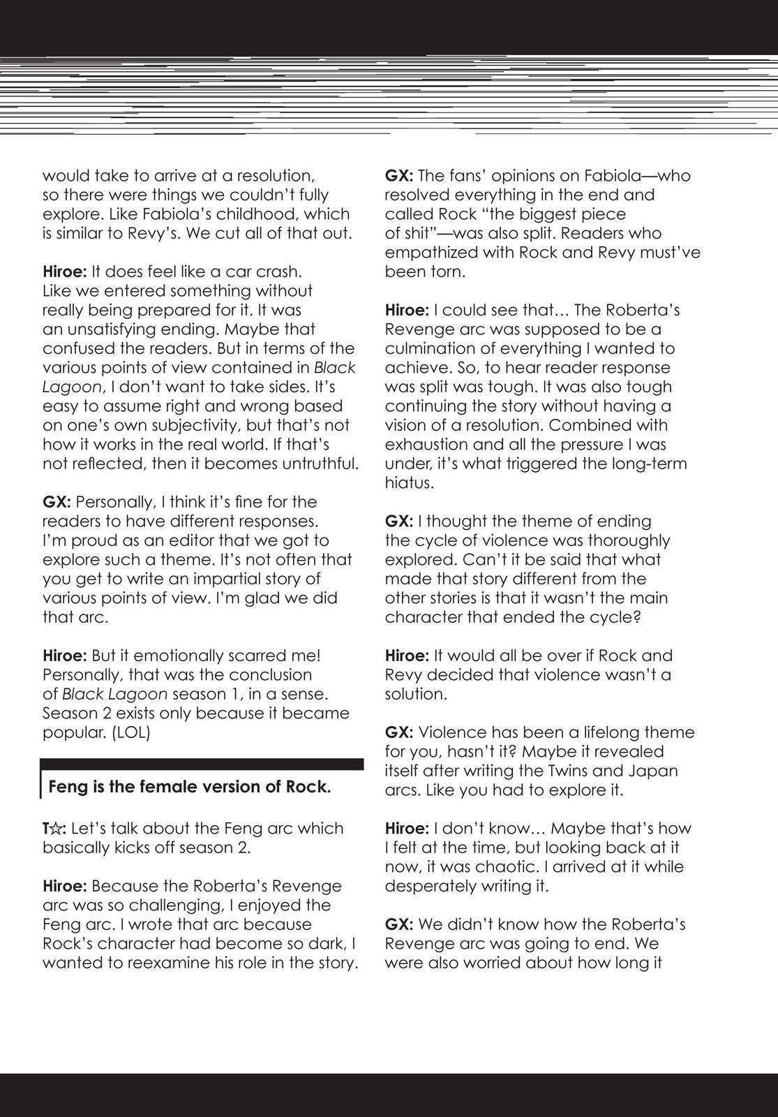 Black Lagoon Chapter 85