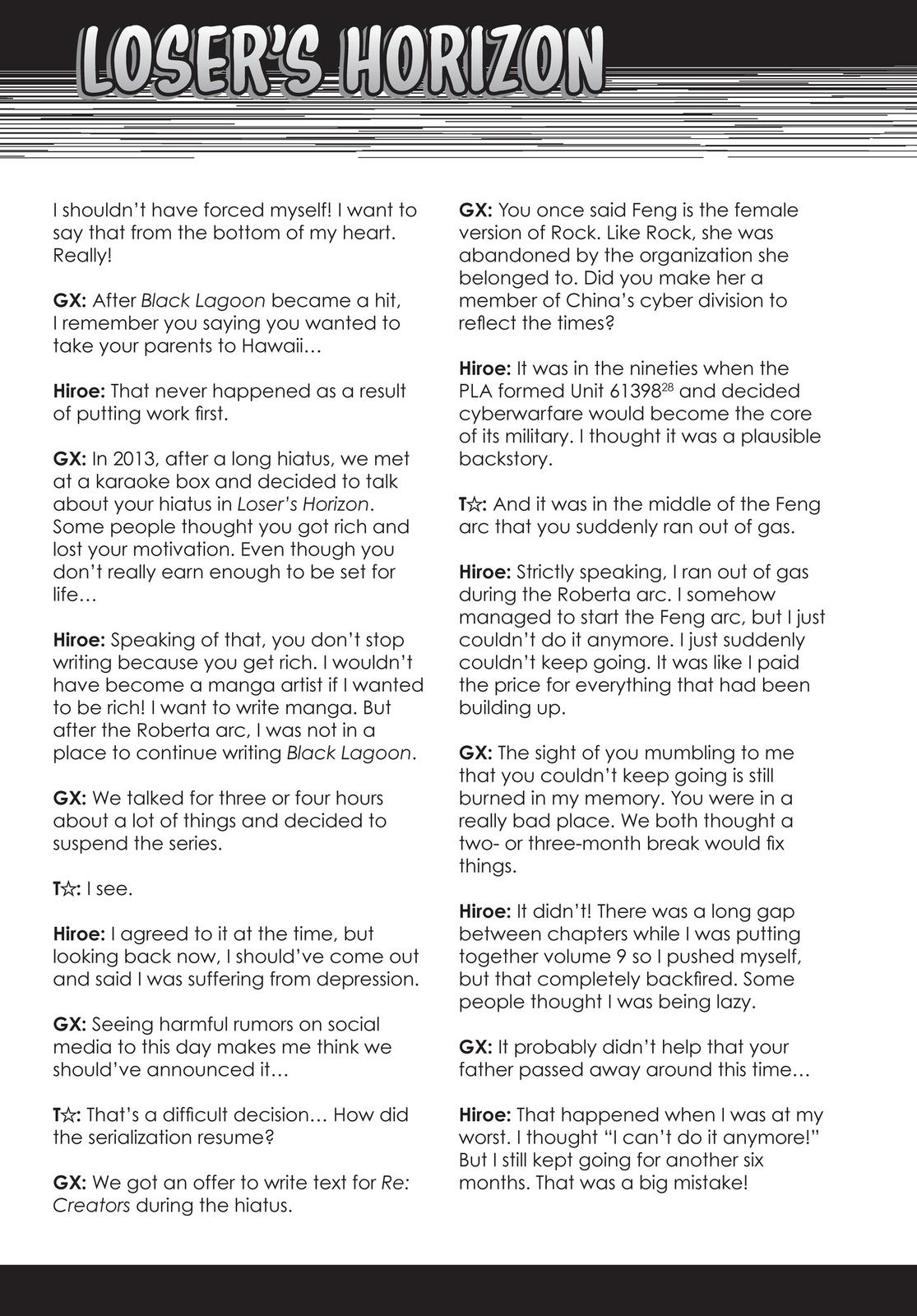 Black Lagoon Chapter 85