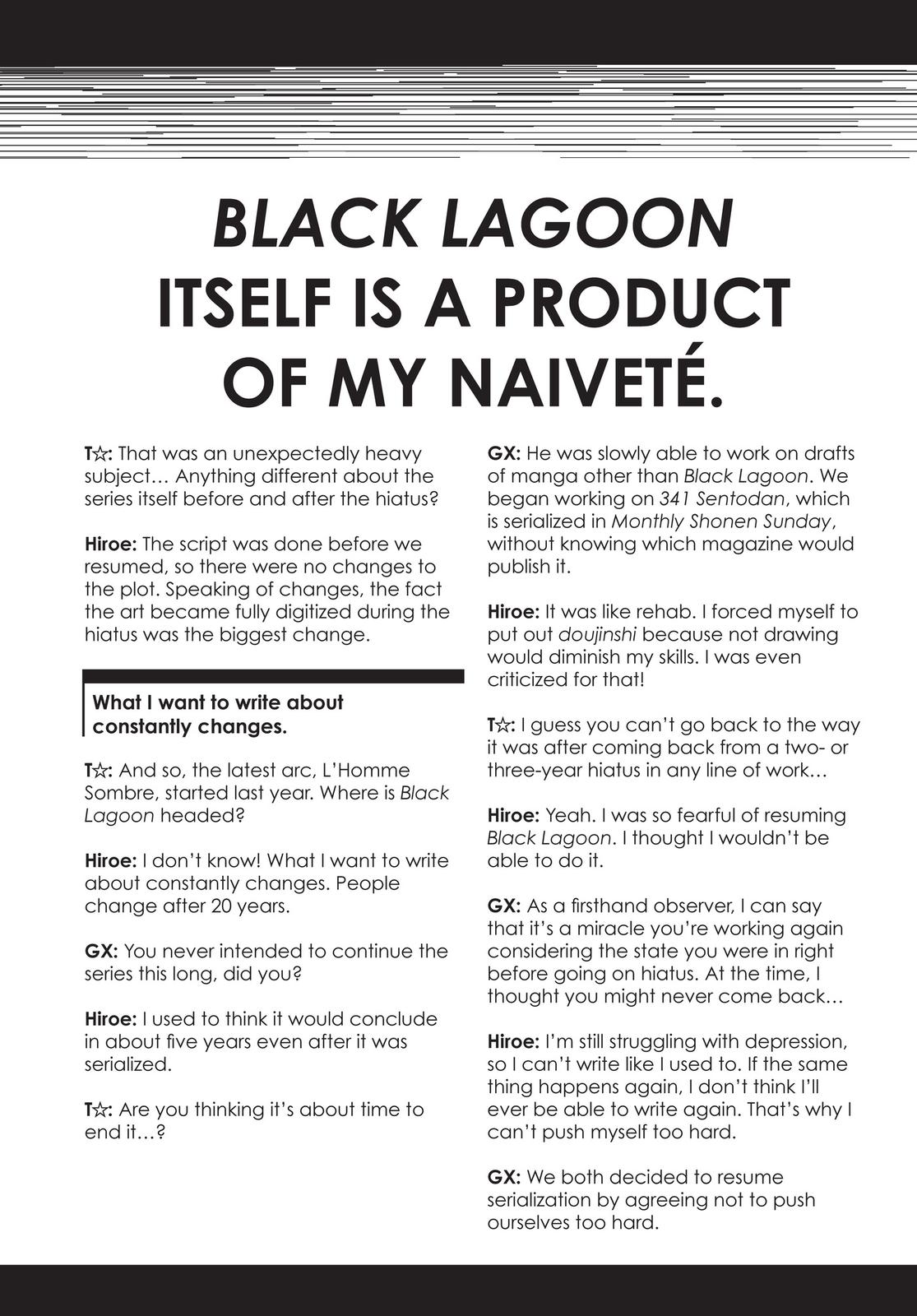 Black Lagoon Chapter 85