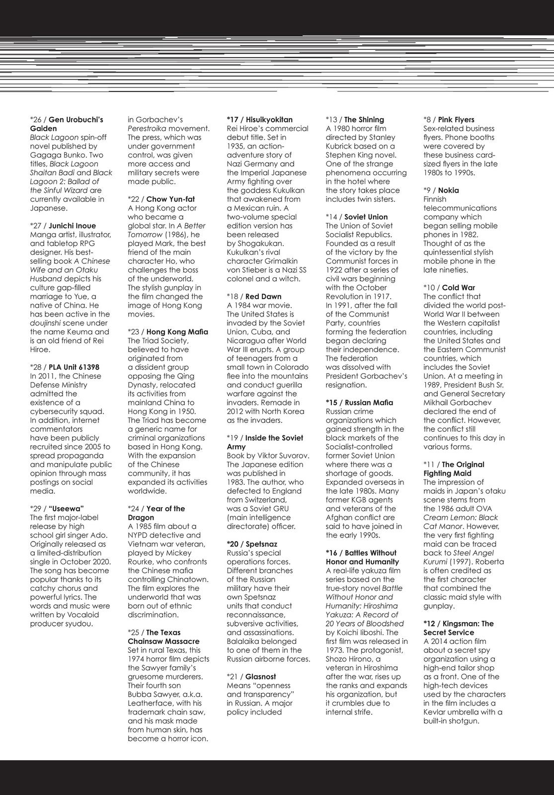 Black Lagoon Chapter 85