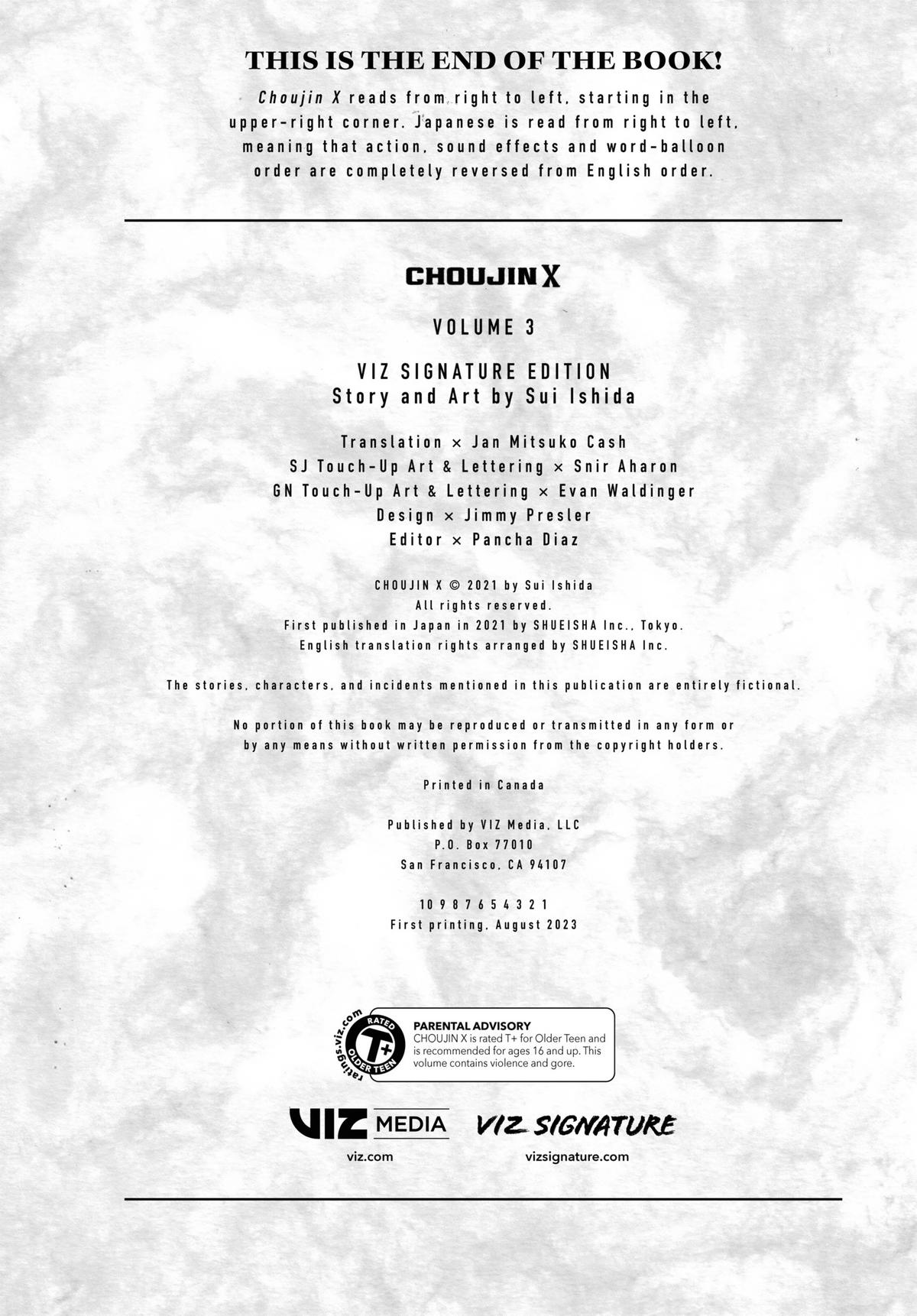 Choujin X Chapter 21