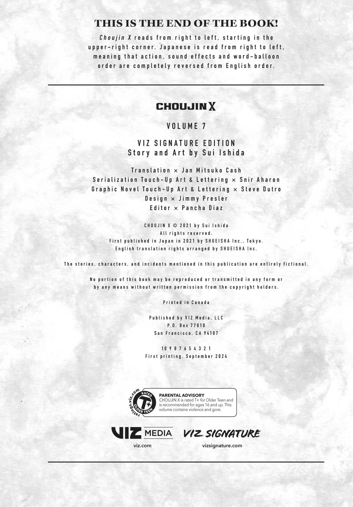 Choujin X Chapter 40