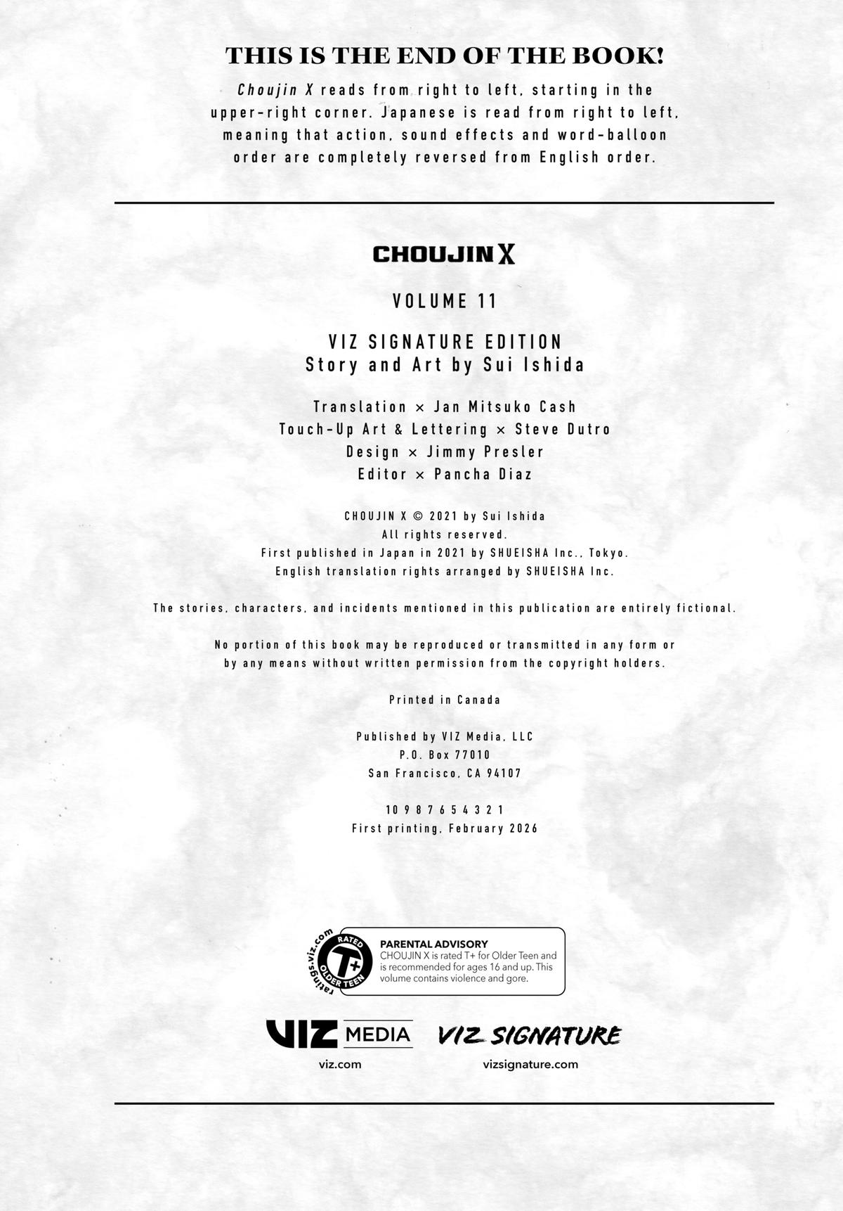 Choujin X Chapter 58 59