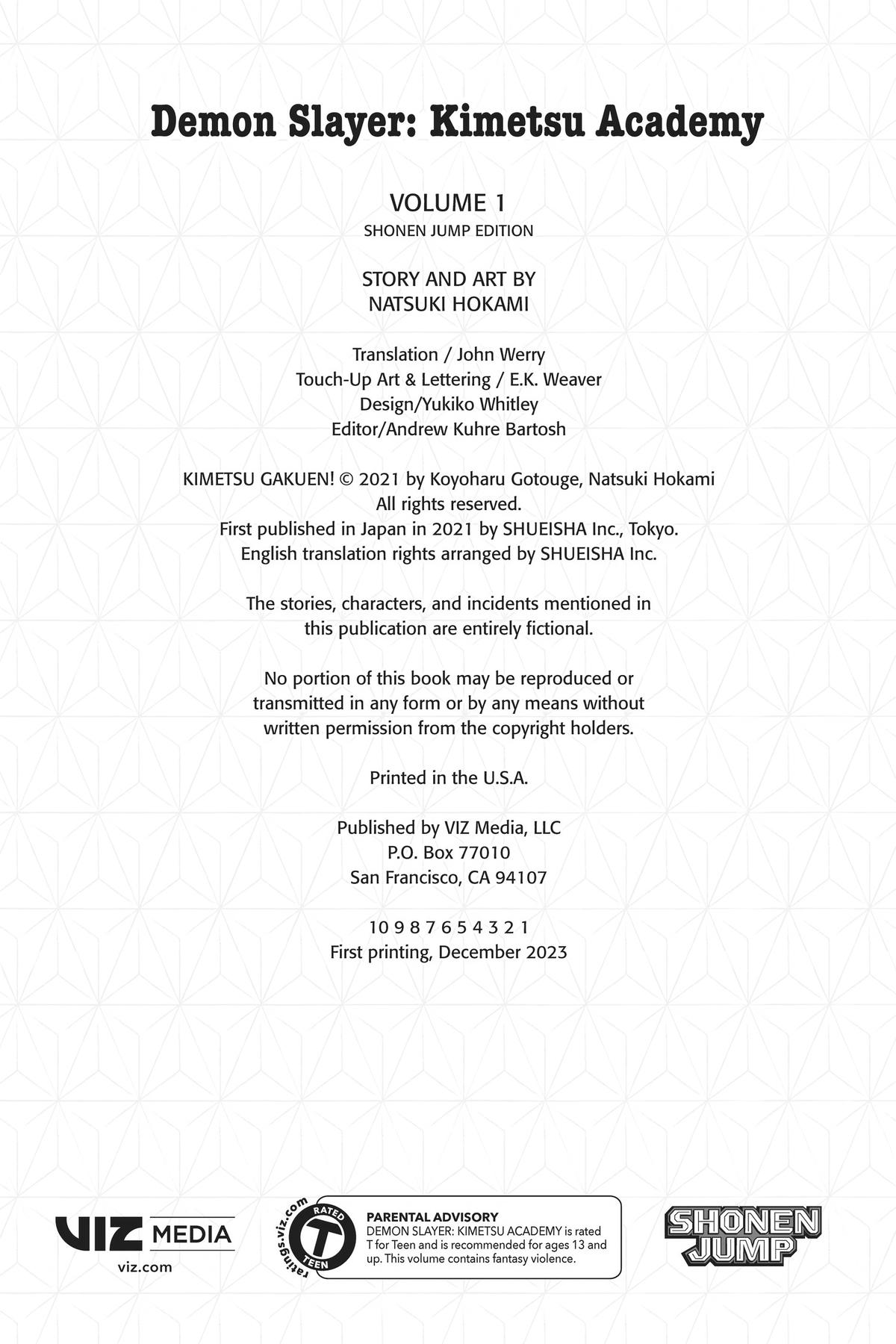 Demon Slayer - Kimetsu Academy Chapter 1 3