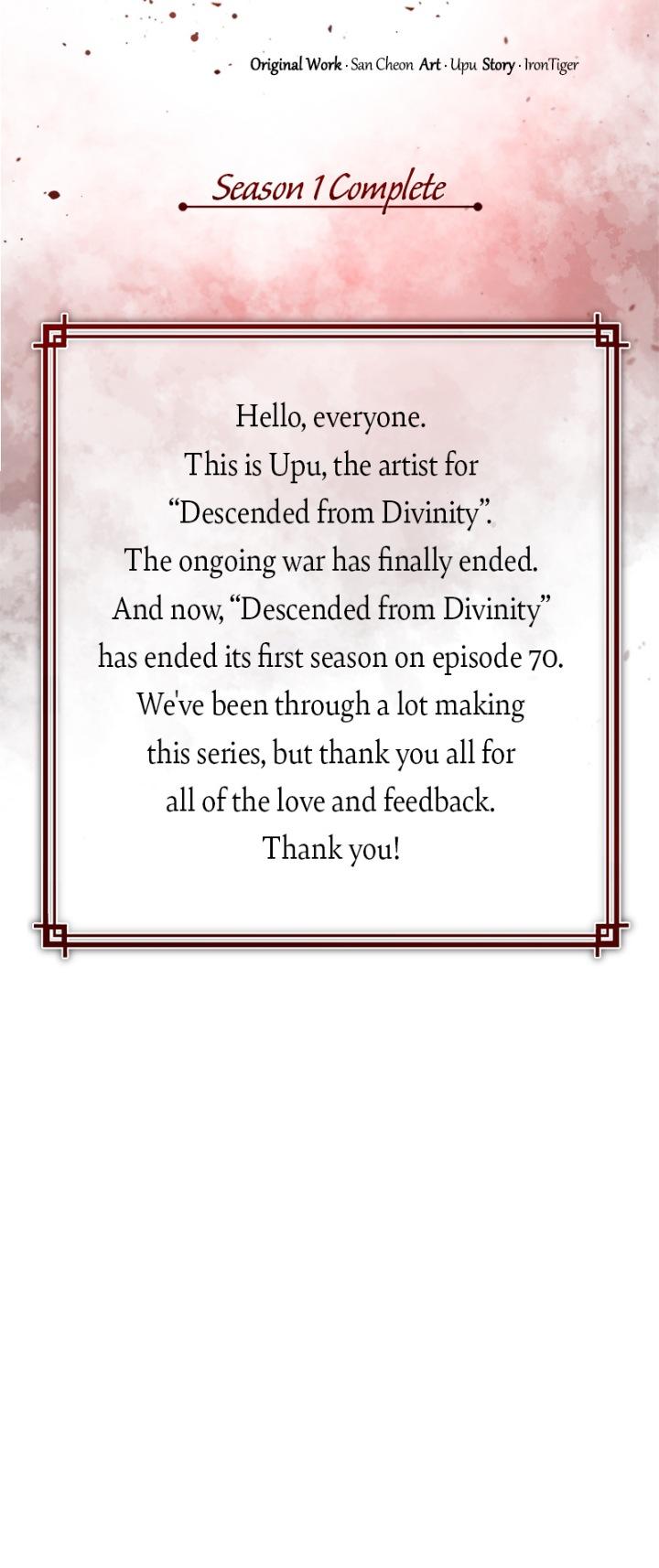 Descended from Divinity Chapter 68