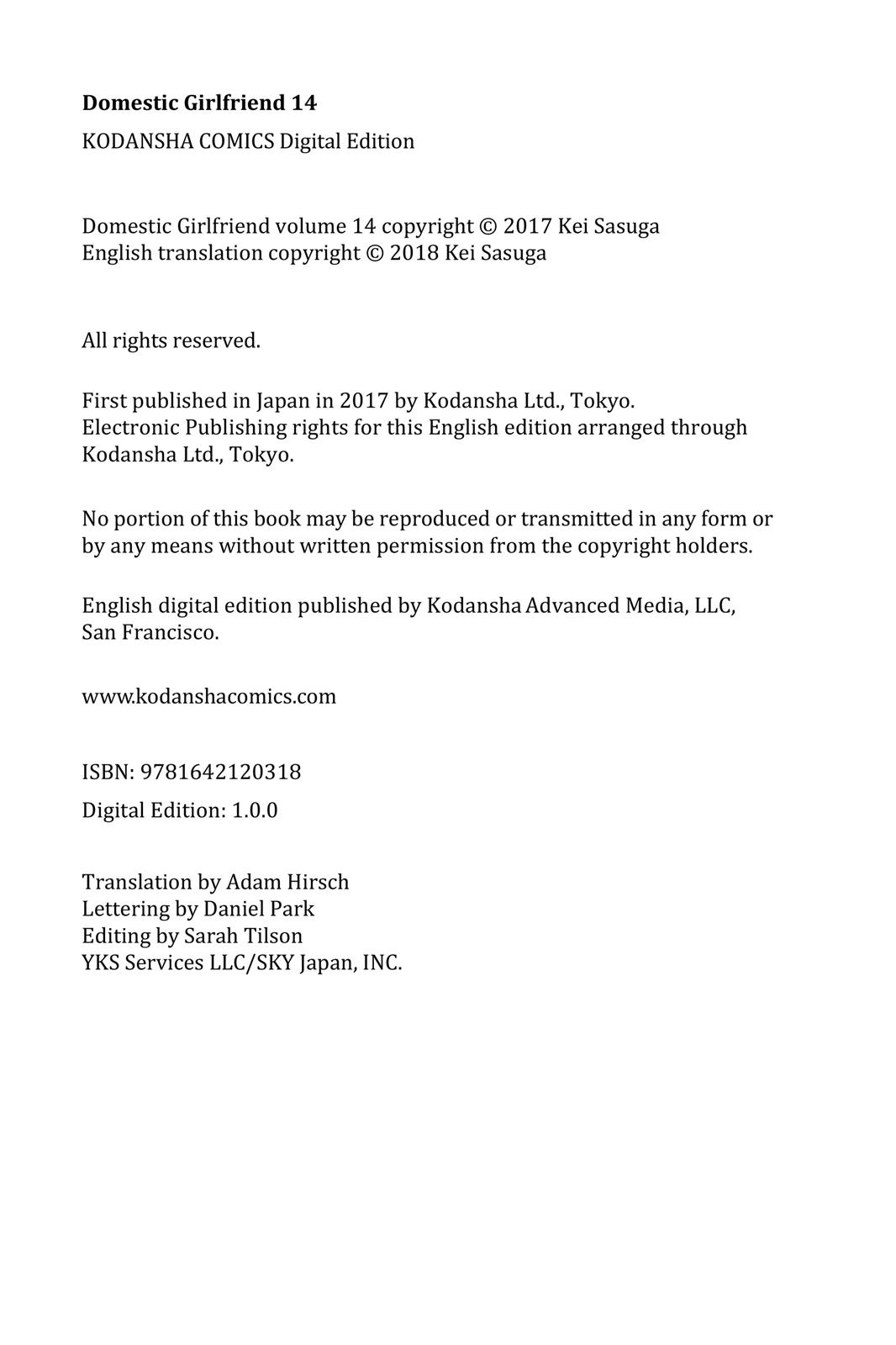 Domestic Girlfriend Chapter 134.5 - Page 8