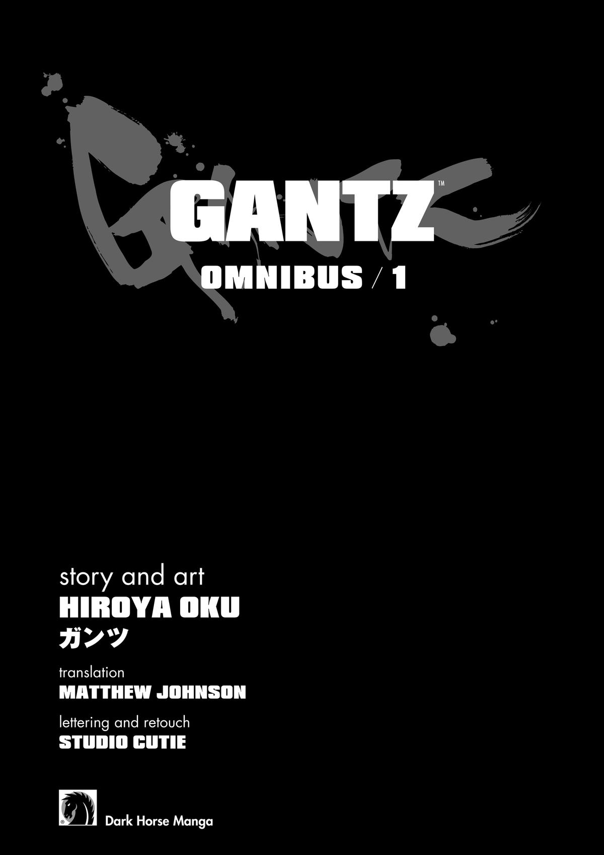 Gantz Chapter 1