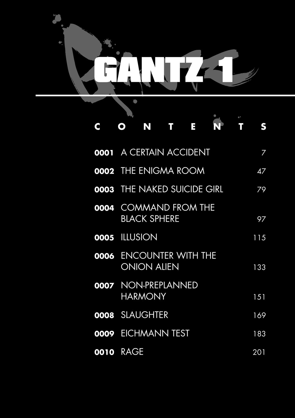 Gantz Chapter 1