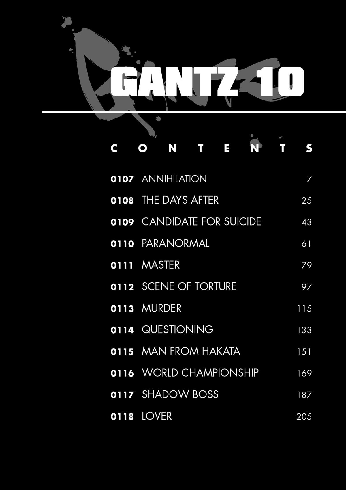 Gantz Chapter 107
