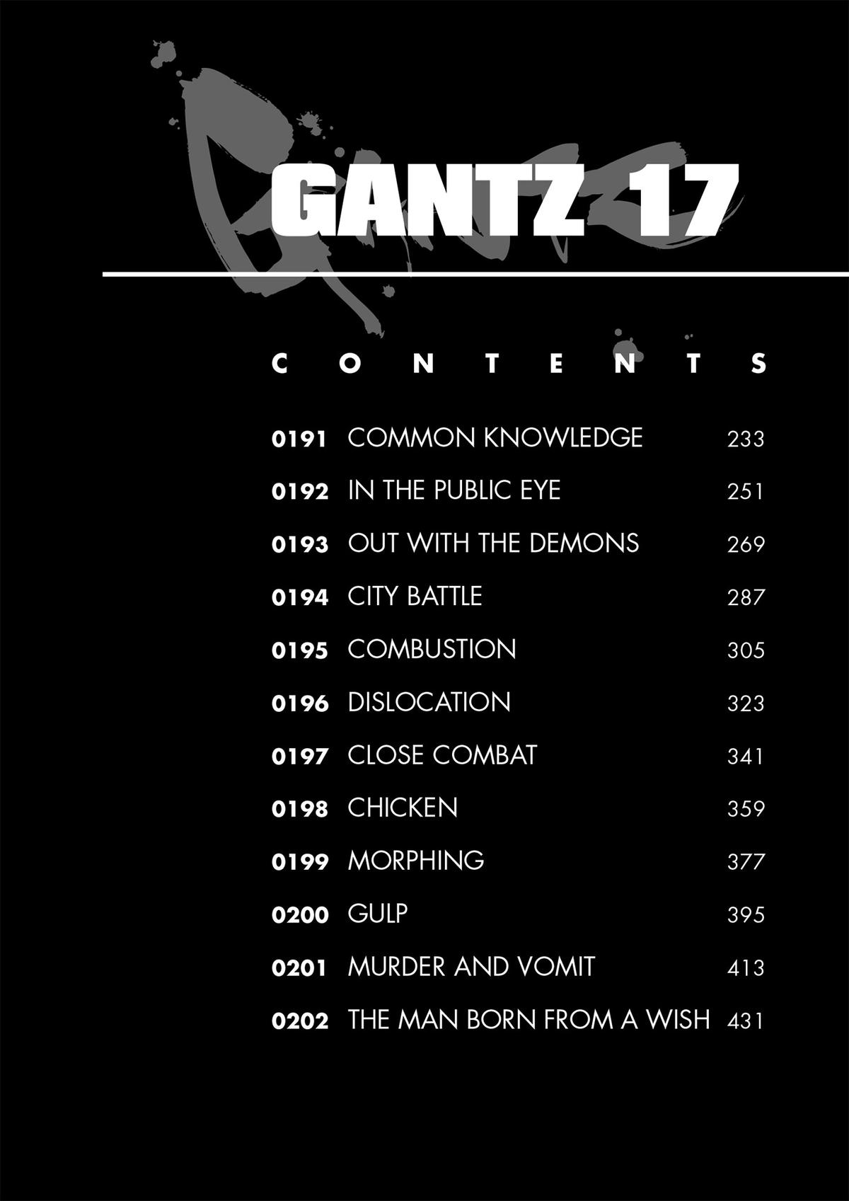 Gantz Chapter 191