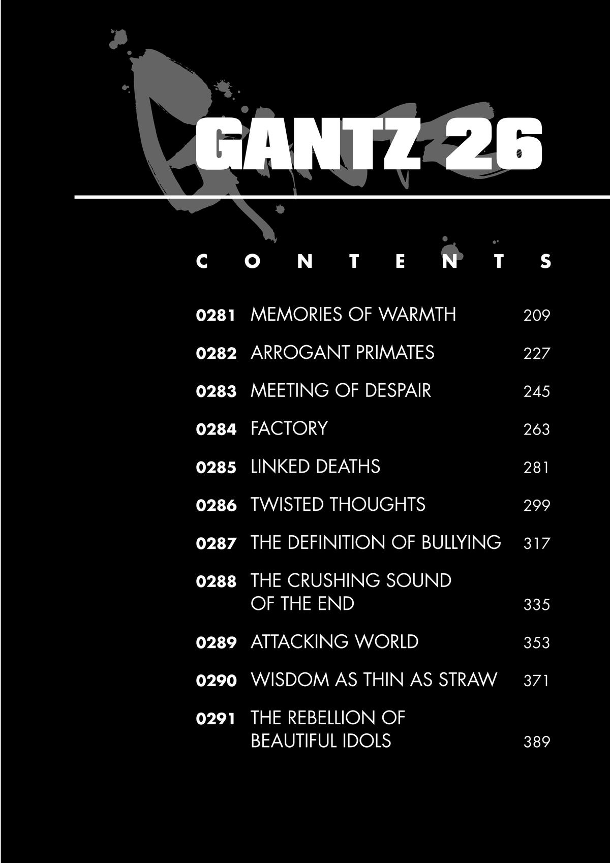 Gantz Chapter 281