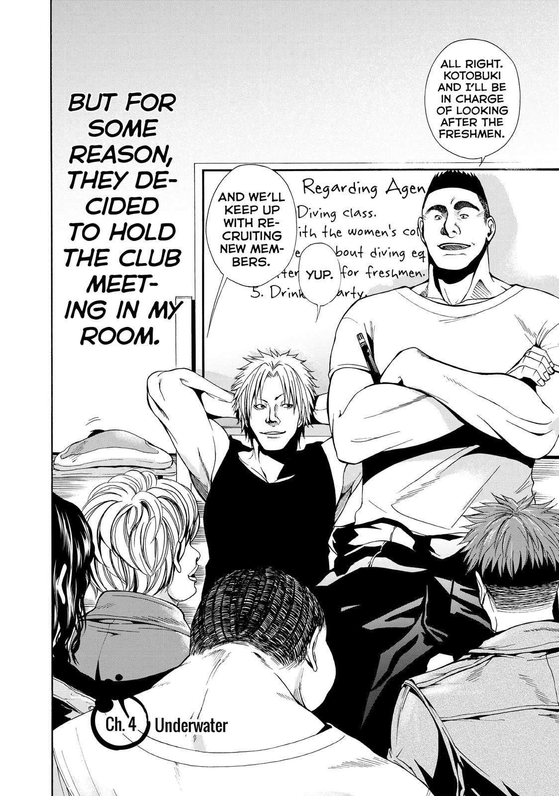 Grand Blue Dreaming Chapter 4 - Page 2 - Grand Blue Dreaming manga Chapter 4 manga