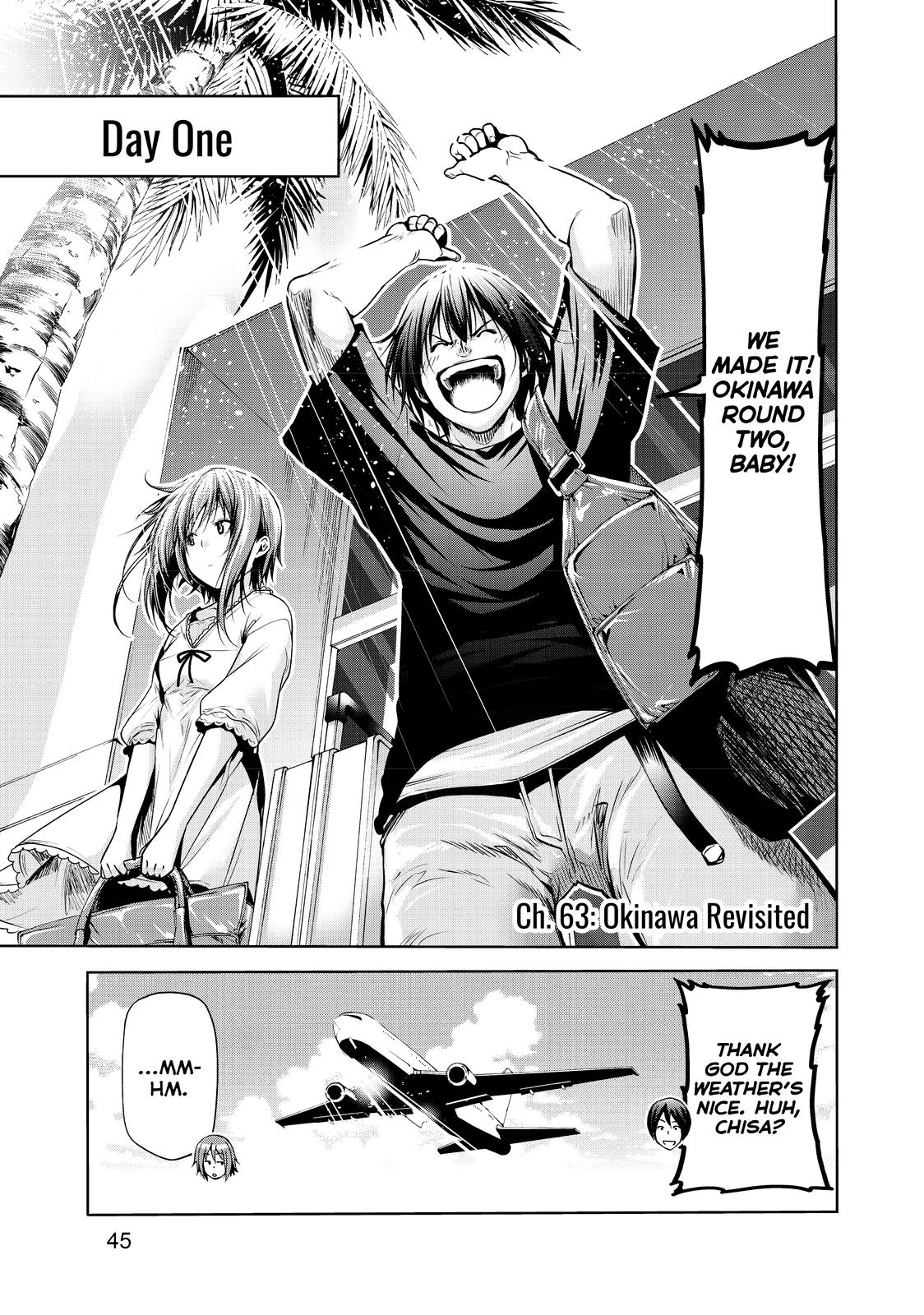 Grand Blue Dreaming Chapter 63 - Page 1 - Grand Blue Dreaming manga Chapter 63 manga