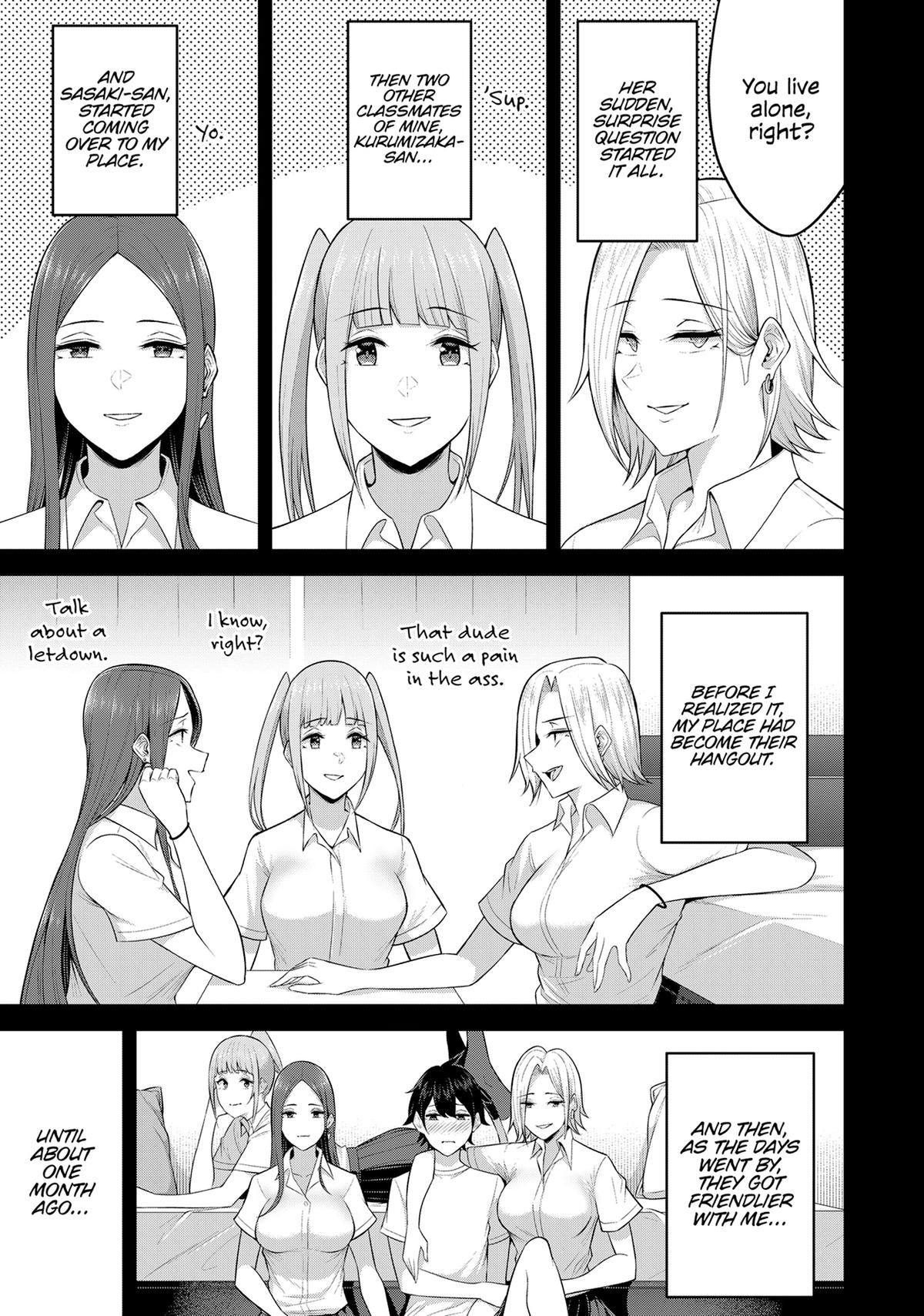 Imaizumi Brings All the Gals to His House Chapter 1
