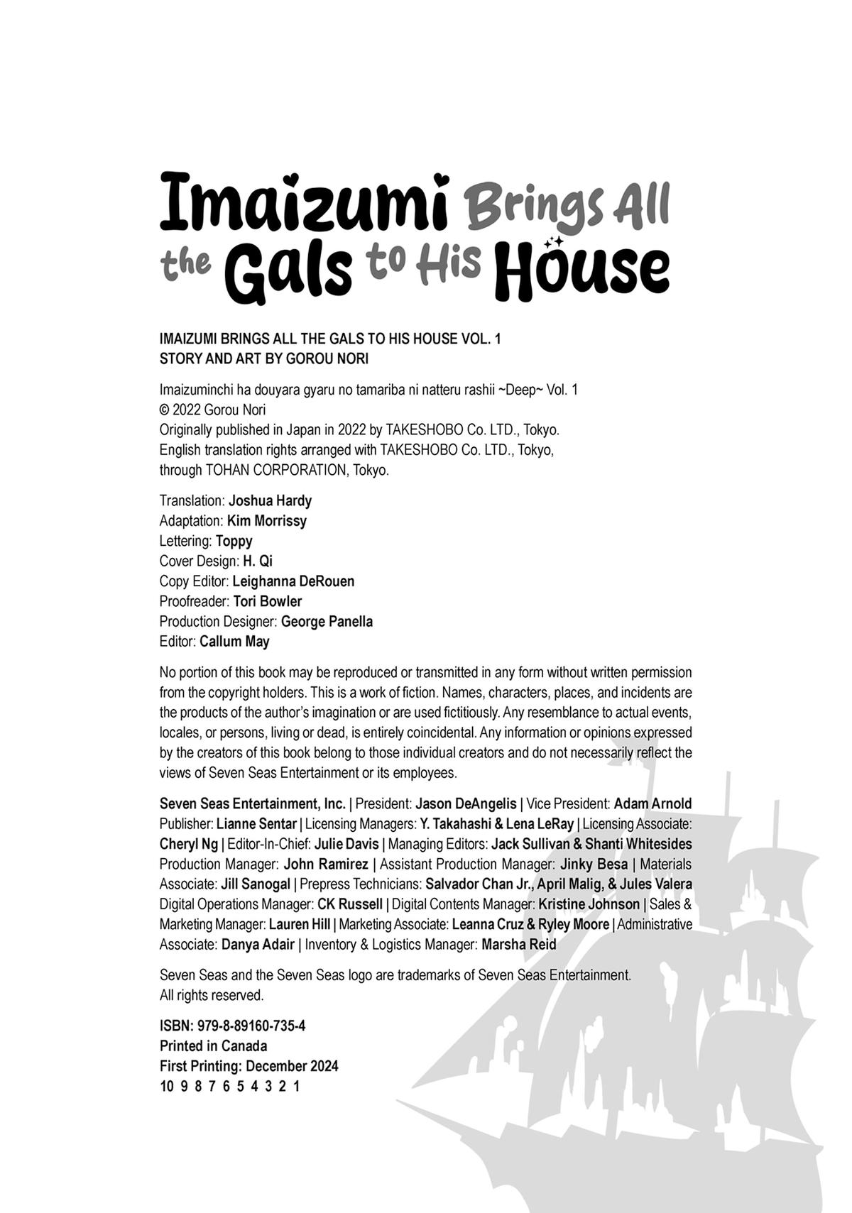 Imaizumi Brings All the Gals to His House Chapter 5.5