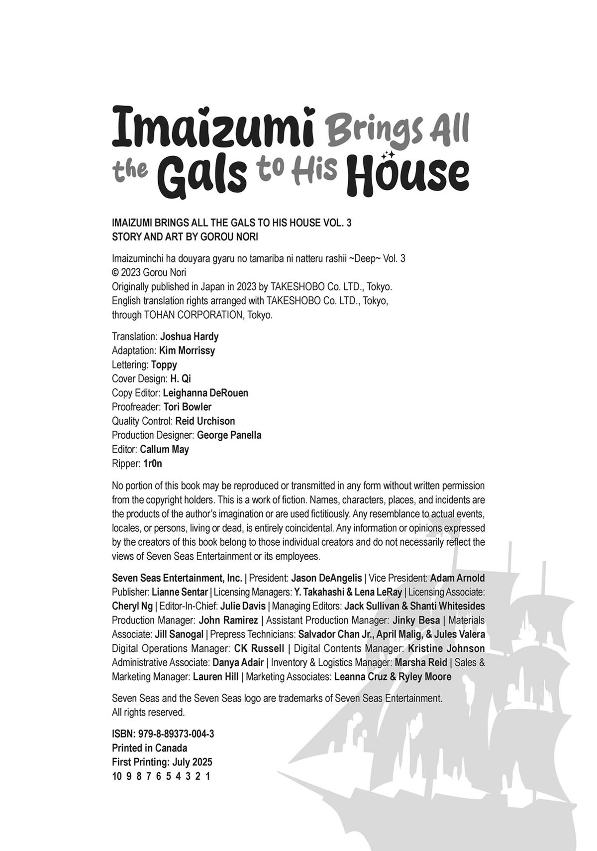 Imaizumi Brings All the Gals to His House Chapter 15