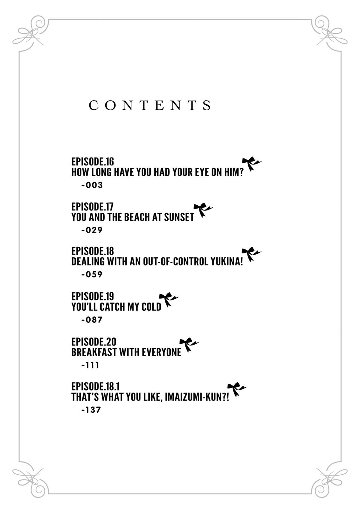 Imaizumi Brings All the Gals to His House Chapter 16