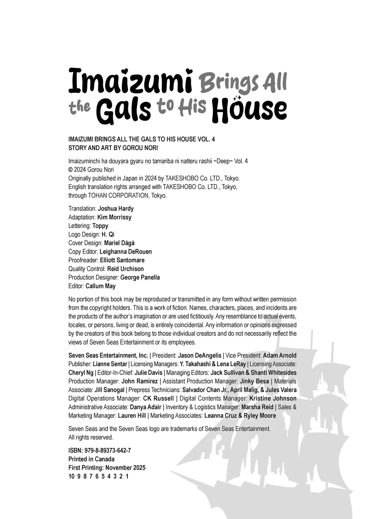 Imaizumi Brings All the Gals to His House Chapter 20