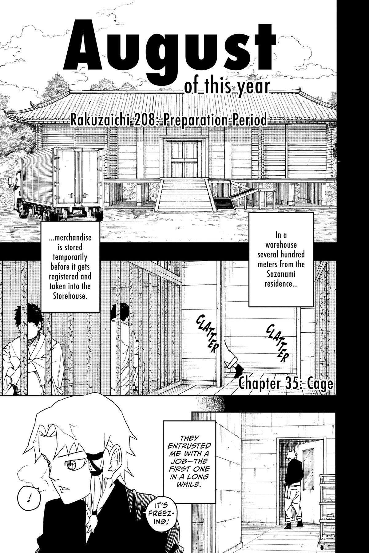 Kagurabachi Chapter 35 - Page 1 - Kagurabachi manga Chapter 35 manga