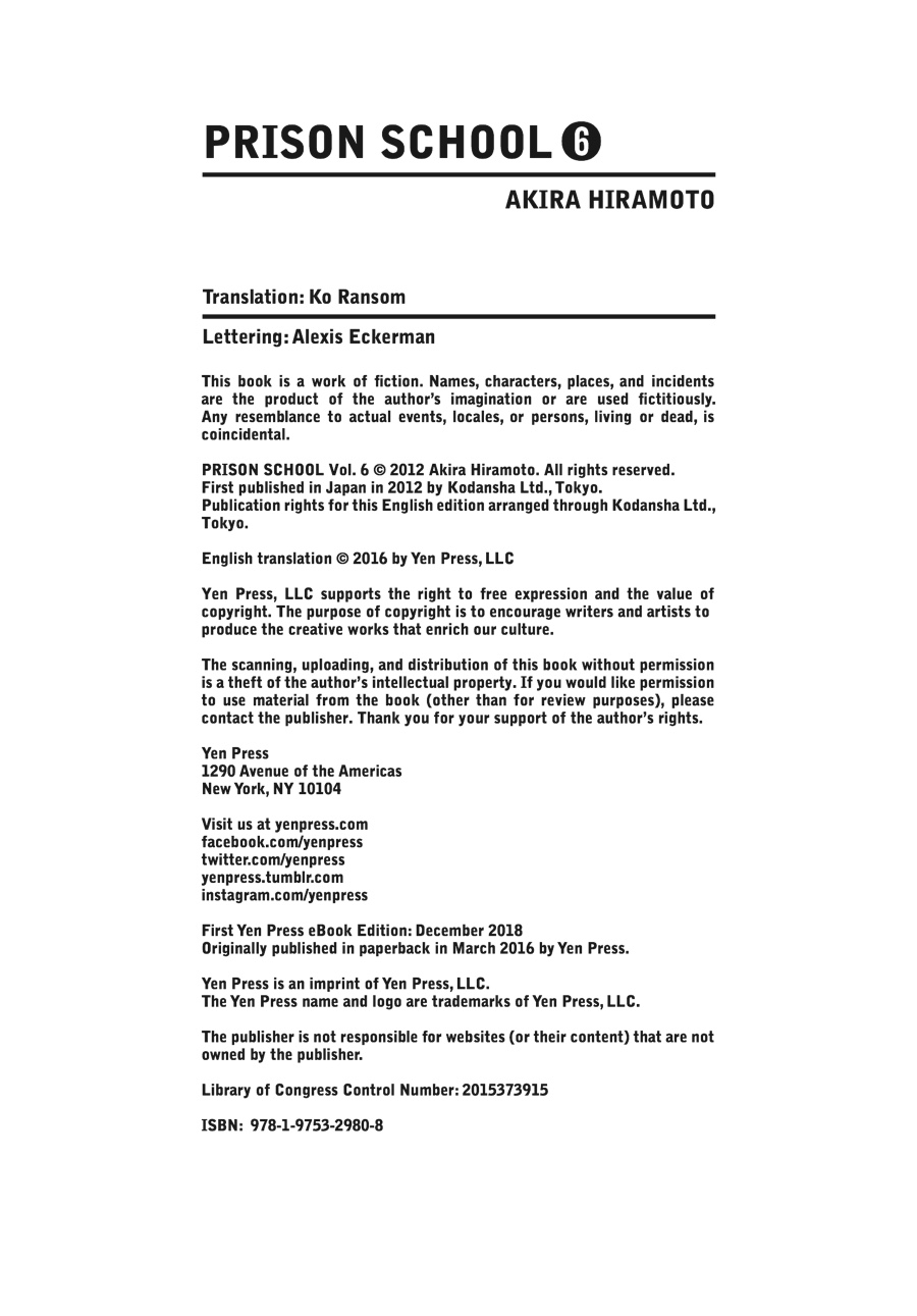 Prison School Chapter 58