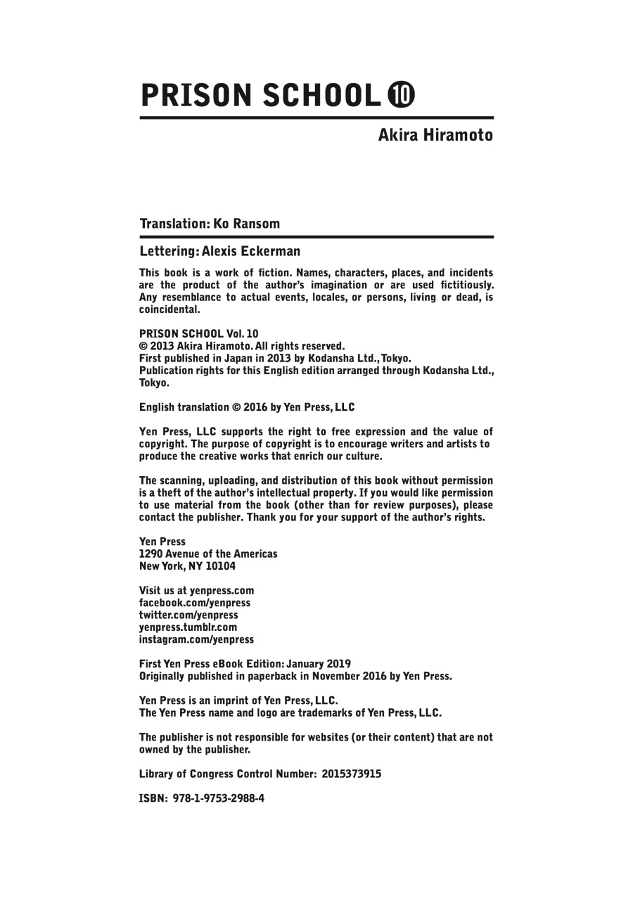 Prison School Chapter 98