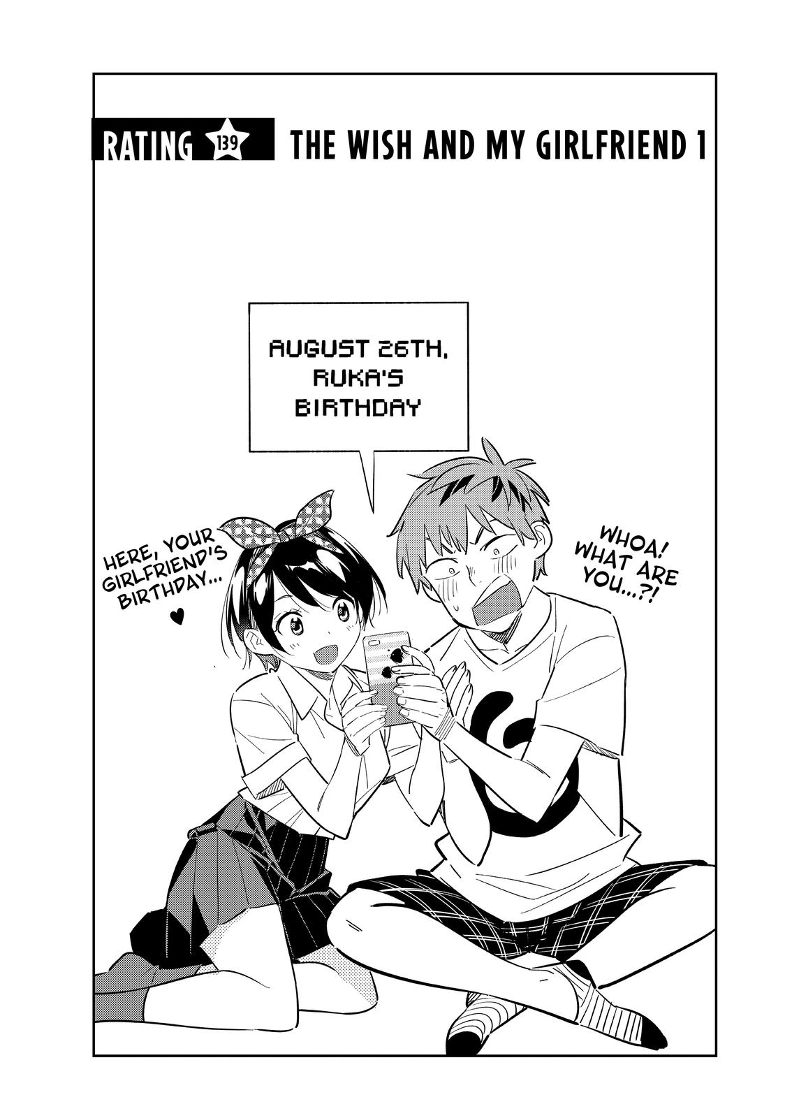 Rent A Girlfriend Chapter 139 - Page 3 - Rent A Girlfriend manga Chapter 139 manga