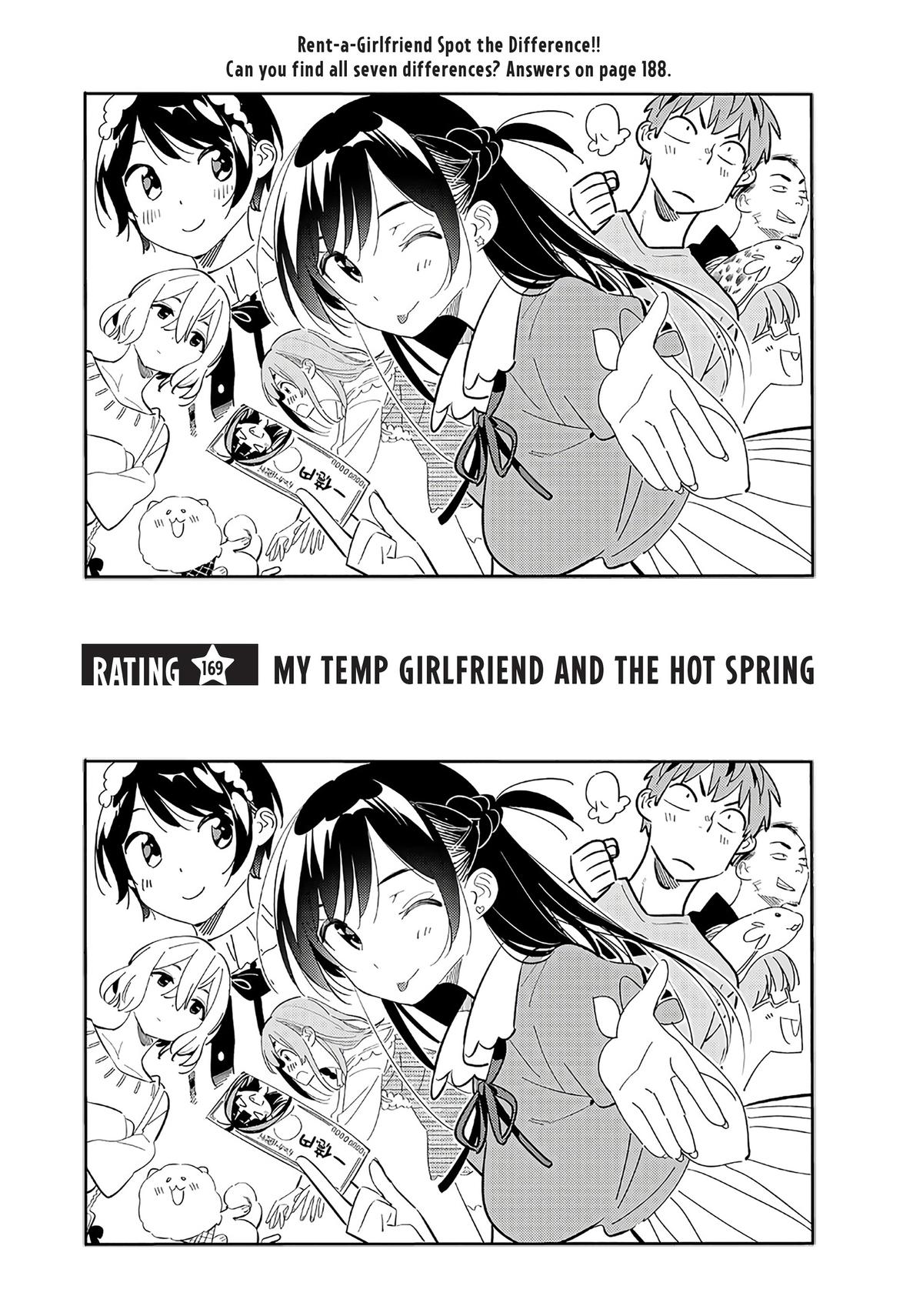 Rent A Girlfriend Chapter 169 - Page 1 - Rent A Girlfriend manga Chapter 169 manga