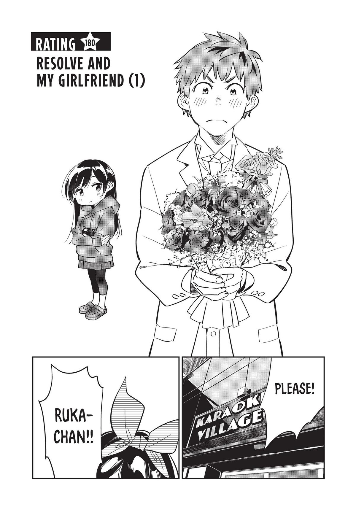 Rent A Girlfriend Chapter 180 - Page 1 - Rent A Girlfriend manga Chapter 180 manga