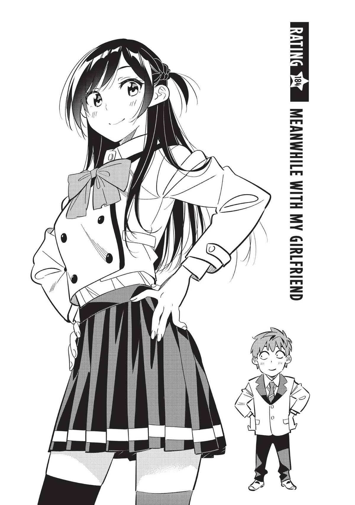 Rent A Girlfriend Chapter 184 - Page 1 - Rent A Girlfriend manga Chapter 184 manga