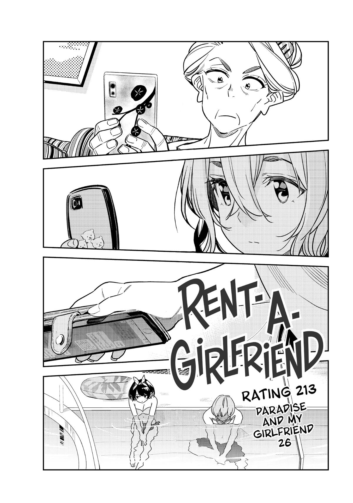 Rent A Girlfriend Chapter 213 - Page 1 - Rent A Girlfriend manga Chapter 213 manga
