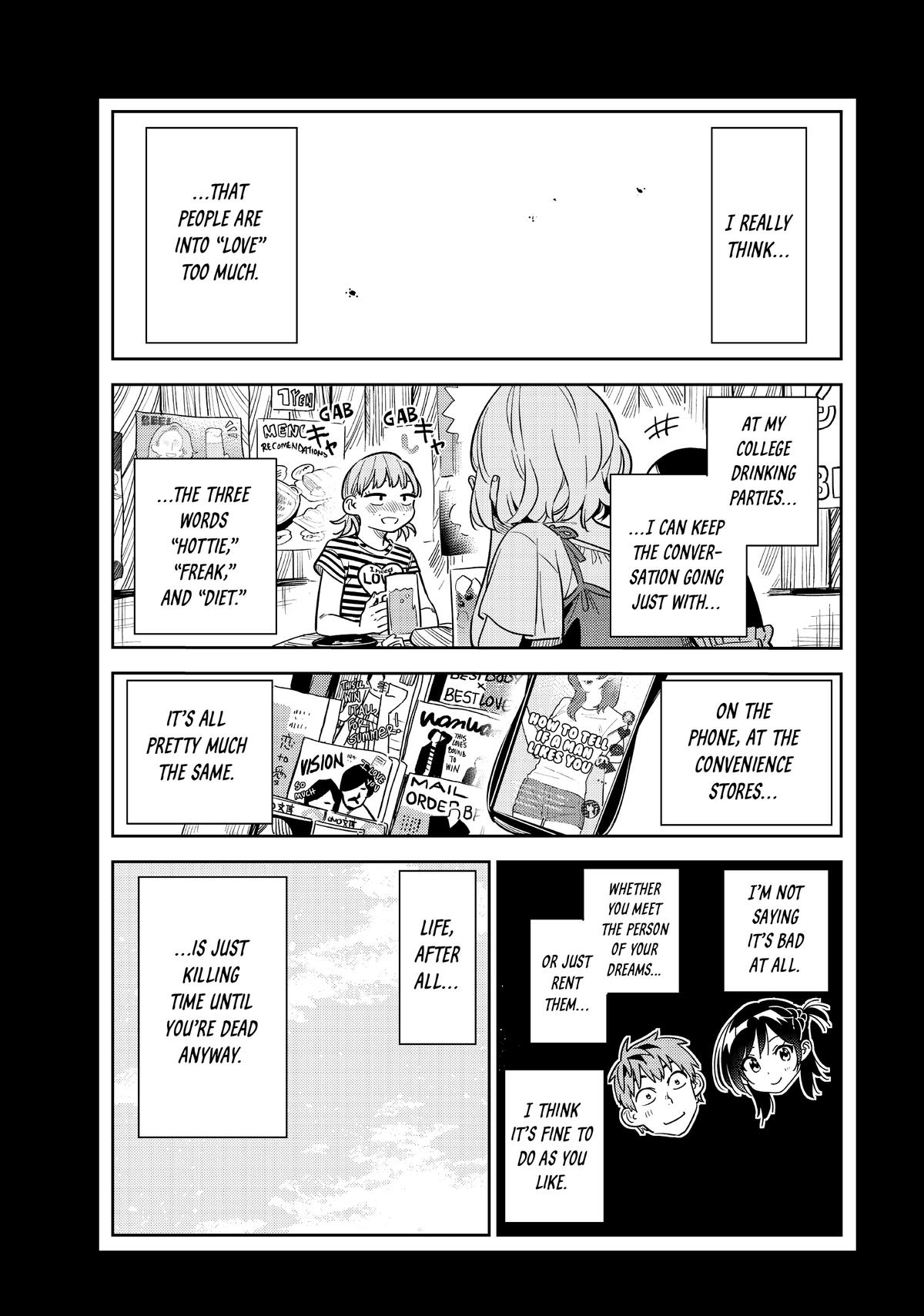 Rent A Girlfriend Chapter 215 - Page 1 - Rent A Girlfriend manga Chapter 215 manga