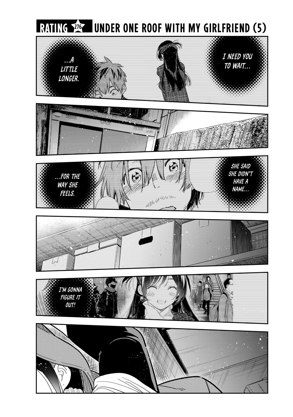 Rent A Girlfriend Chapter 276 - Page 1 - Rent A Girlfriend manga Chapter 276 manga