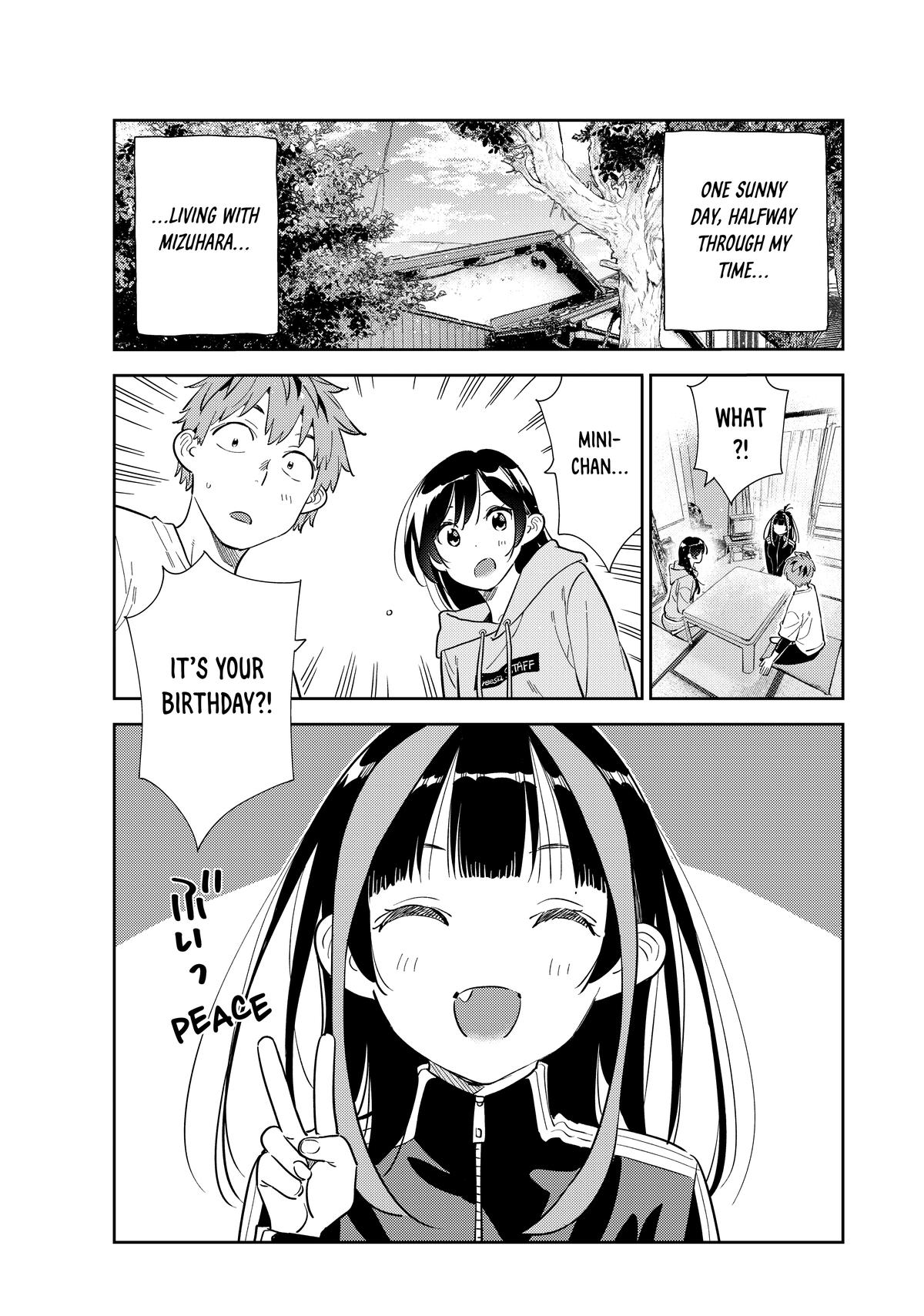 Rent A Girlfriend Chapter 284 - Page 1 - Rent A Girlfriend manga Chapter 284 manga