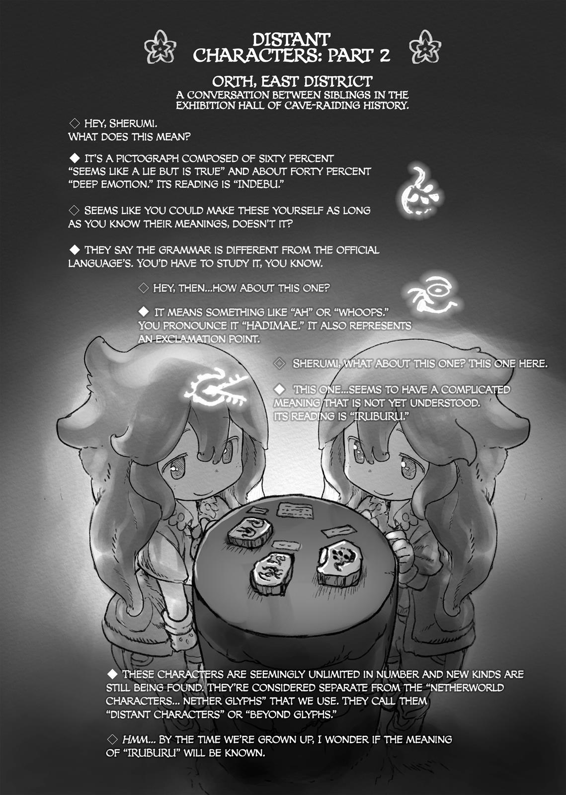 Made in Abyss Hello,Abyss 40 28