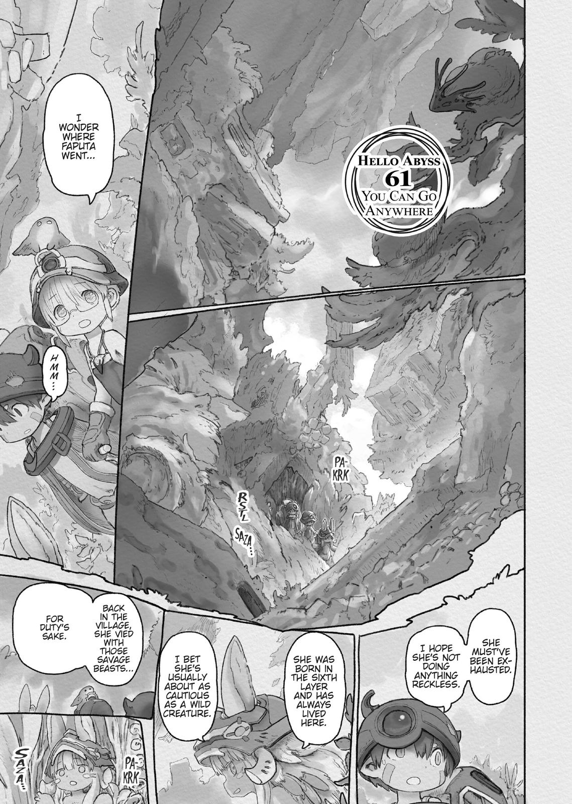 Made in Abyss Hello,Abyss 61 7