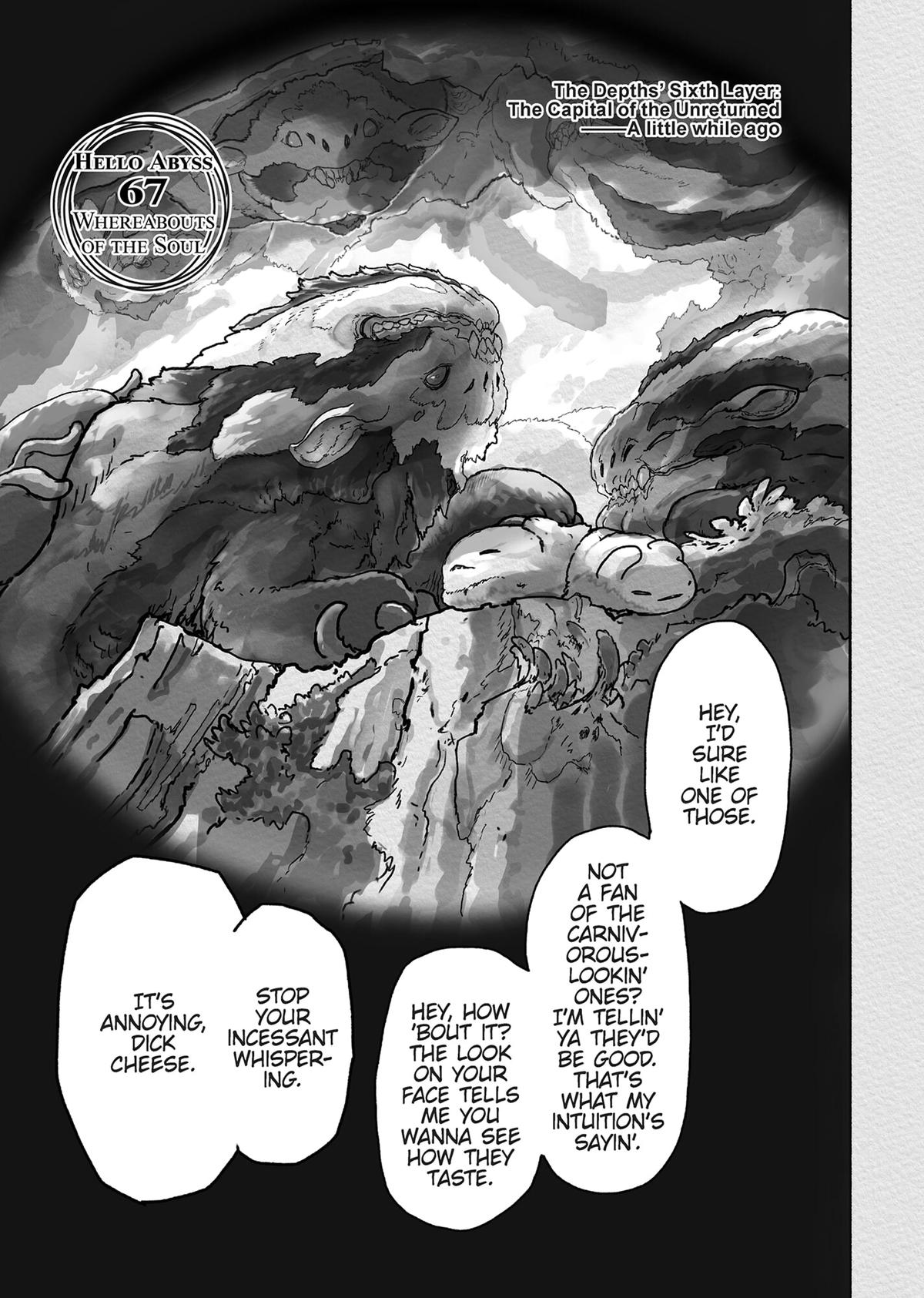 Made in Abyss Hello,Abyss 67 1